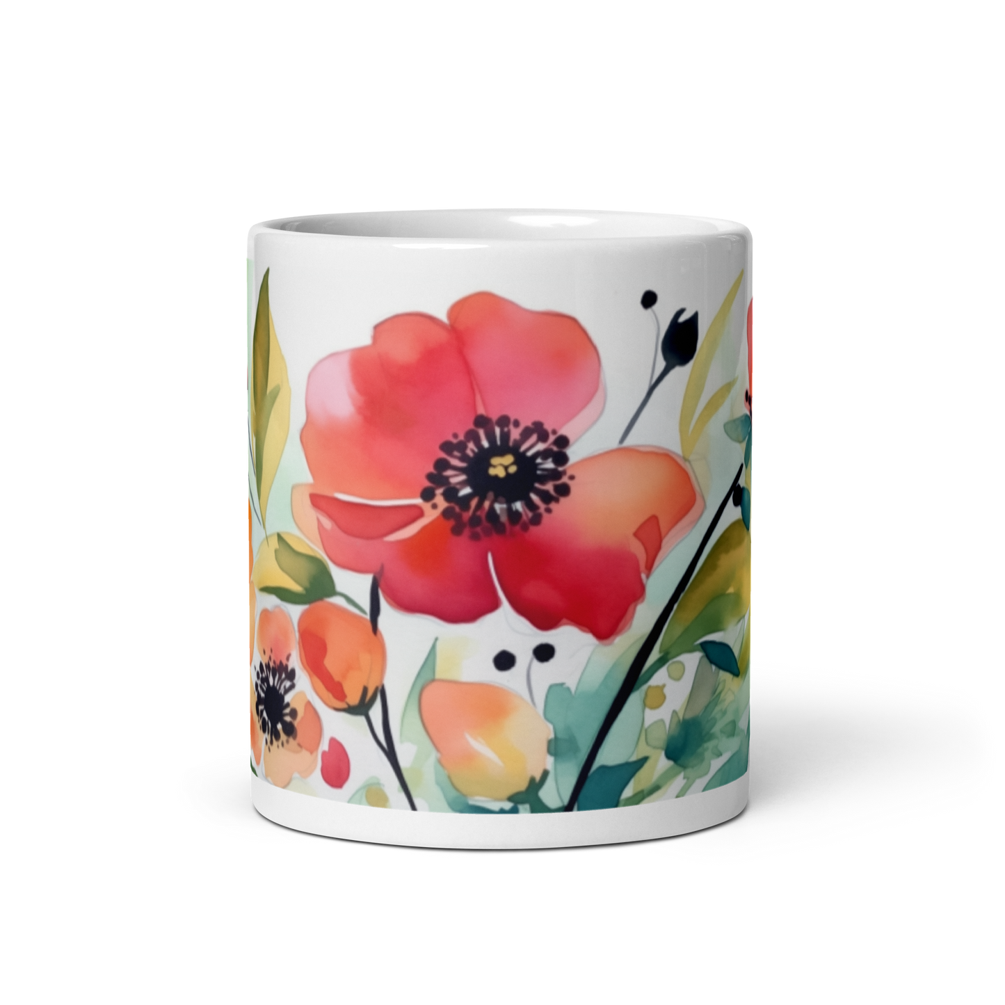 Flower Watercolour Mug
