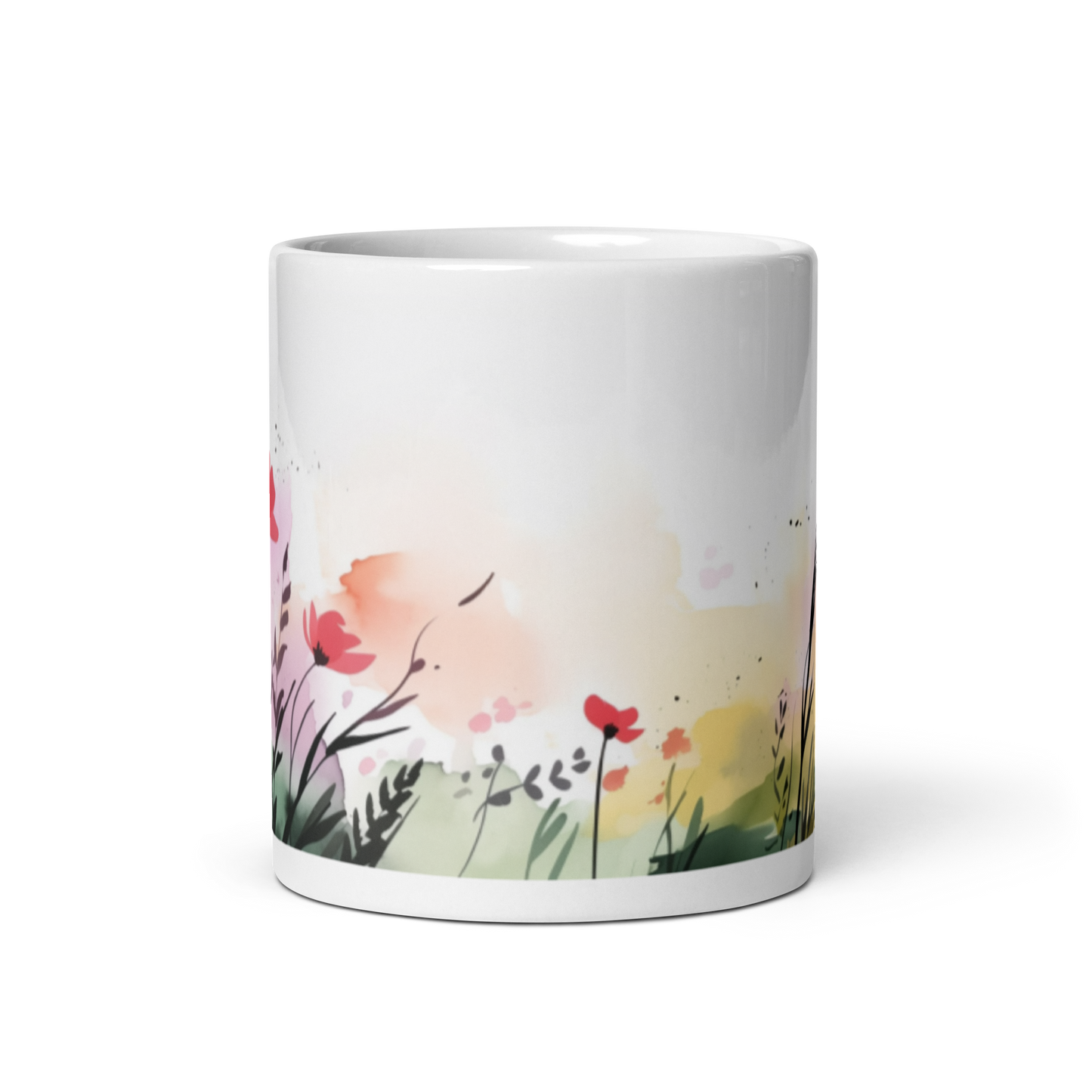 Watercolour Flower Mug