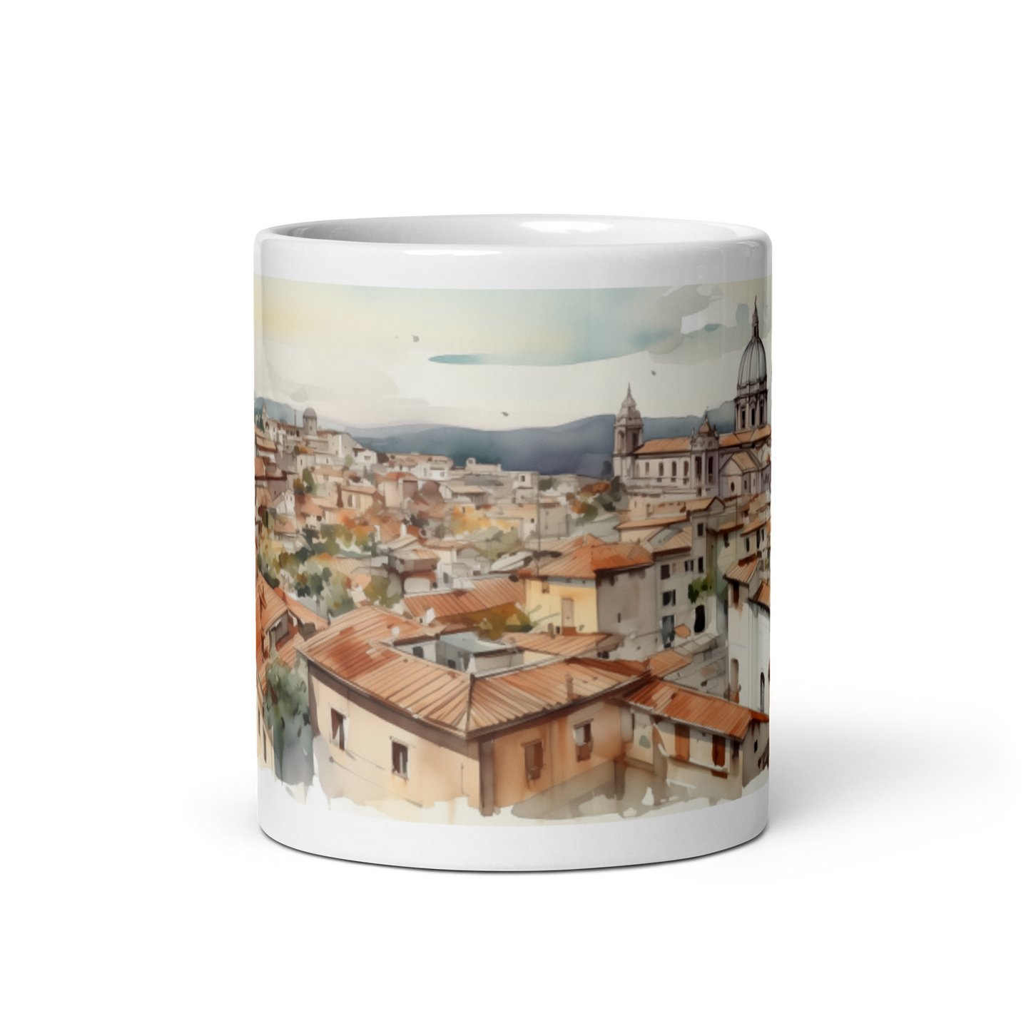 Italian Watercolour Painting Mug