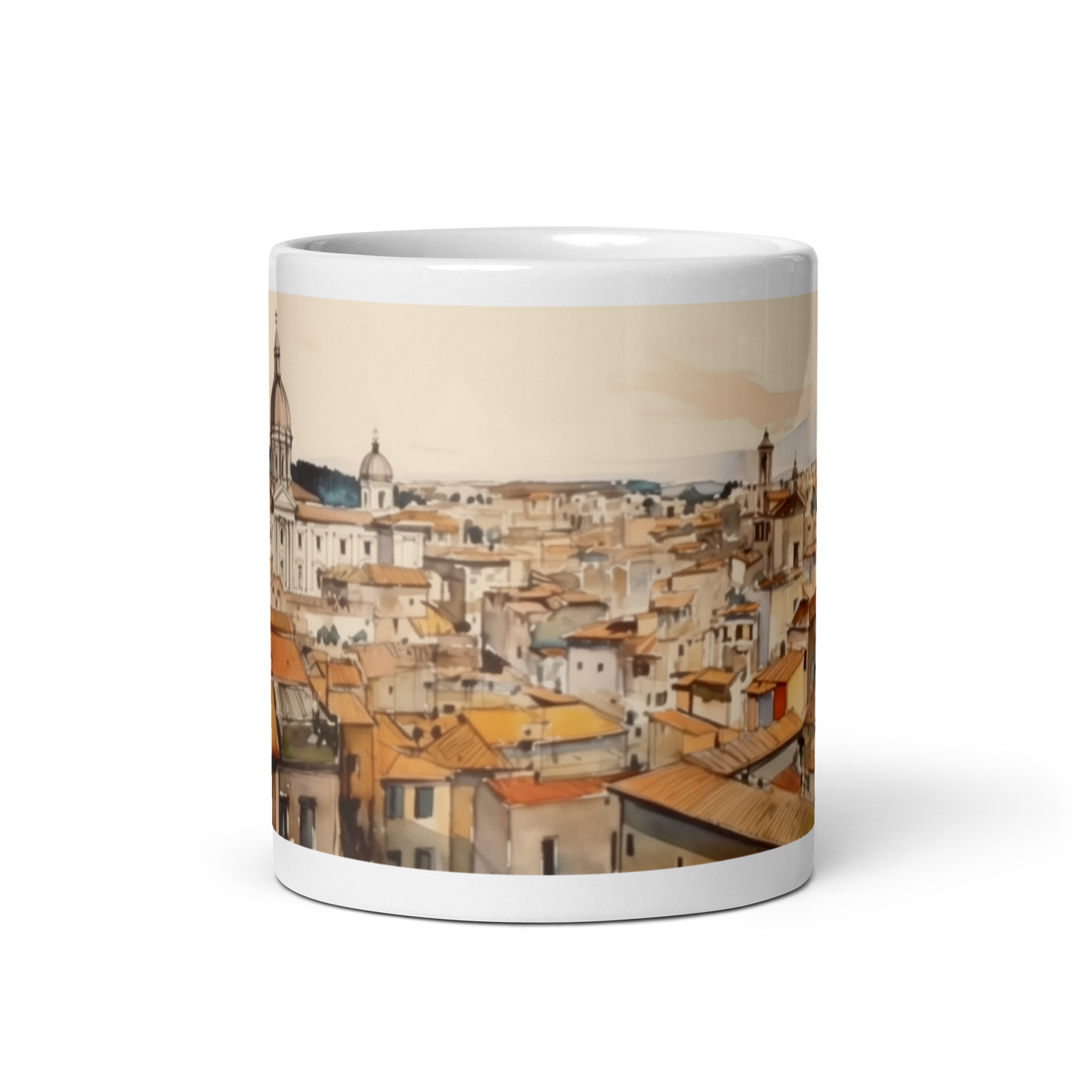 Watercolour Italian Painting Mug