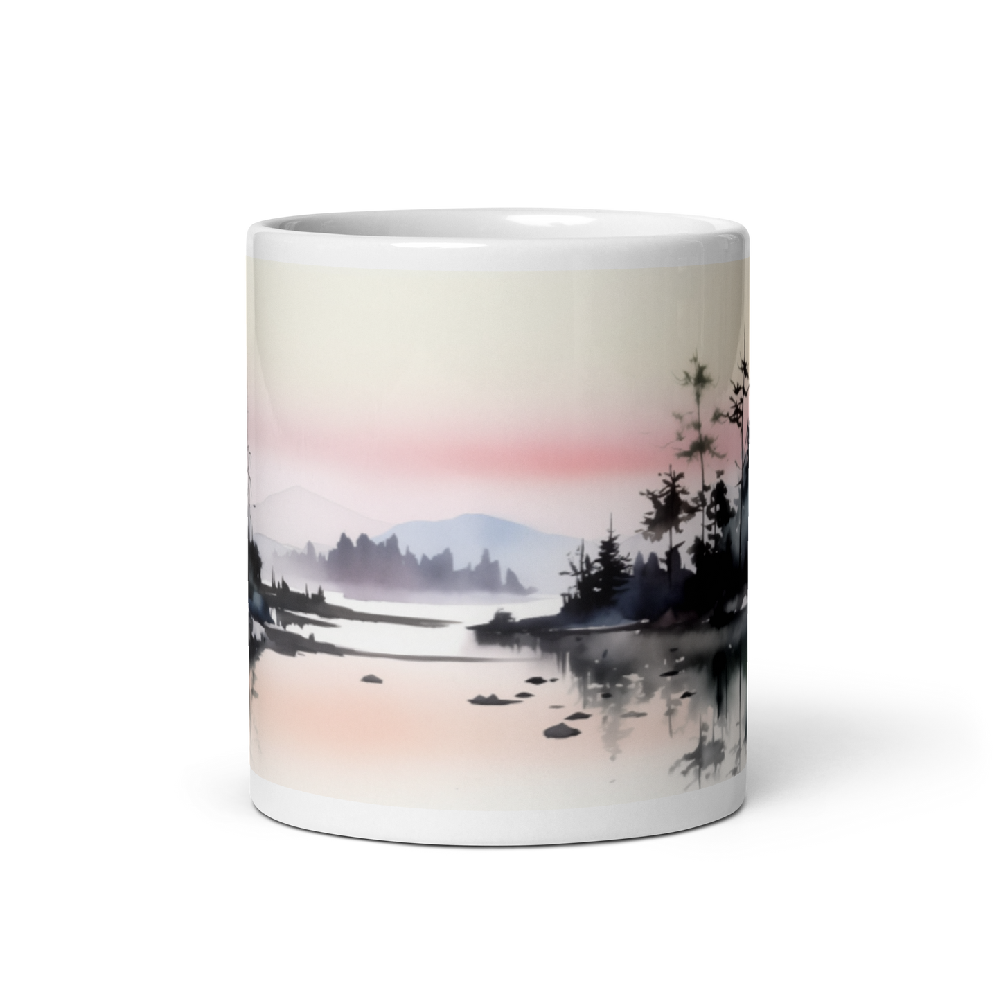 Lake Watercolour Mug