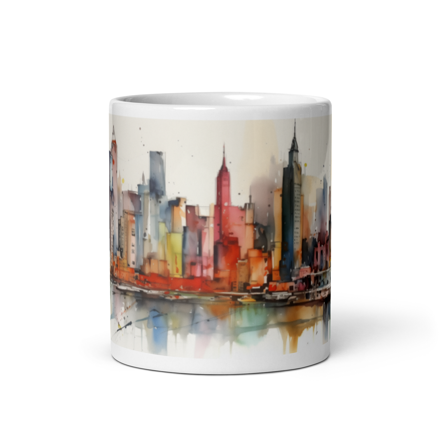 New York Watercolour Mug