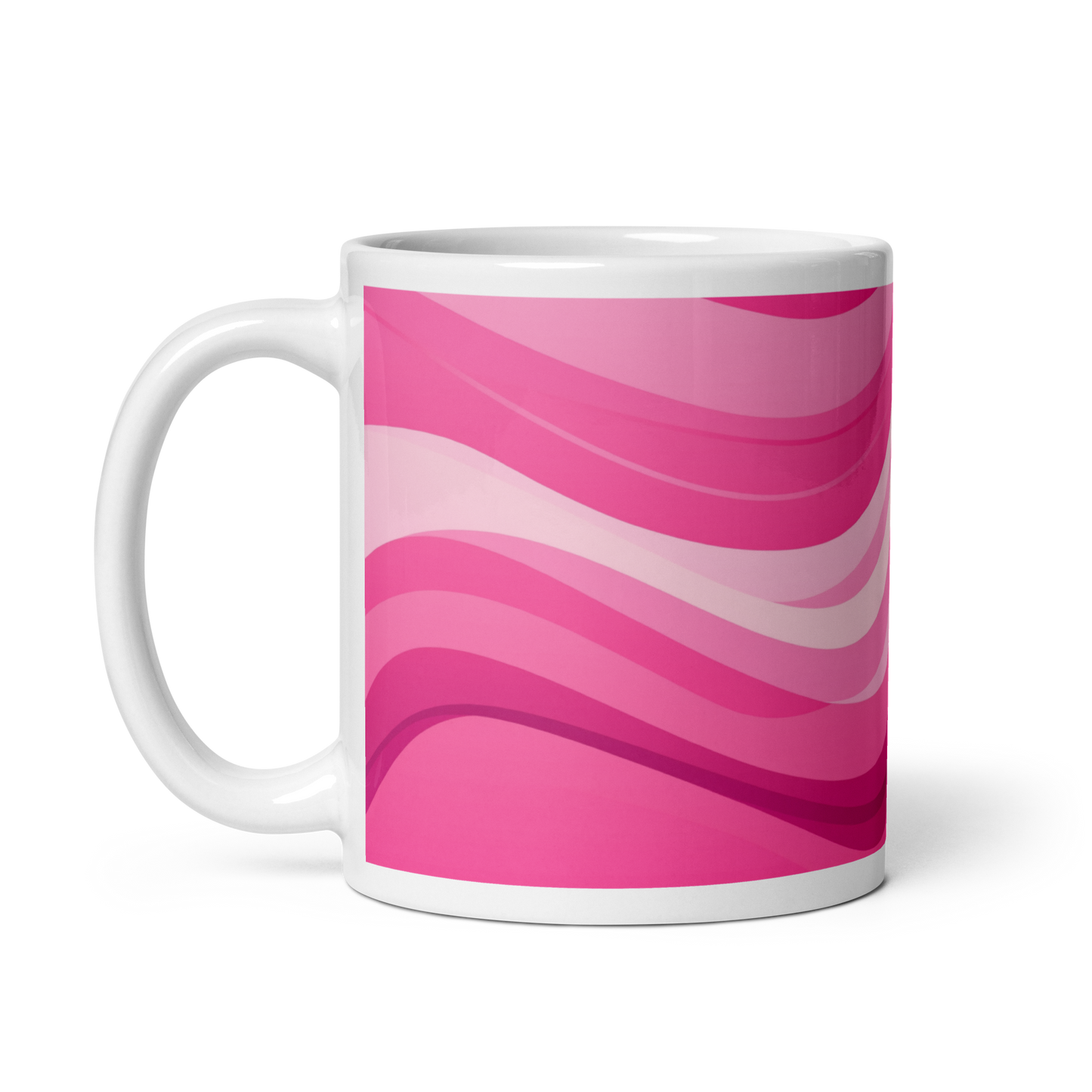 Wavy Pink Pattern Mug