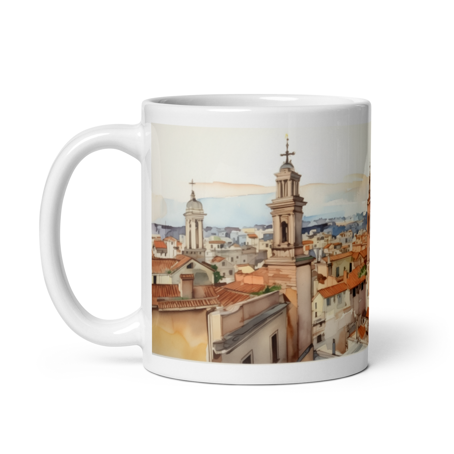Watercolour Vatican City Mug