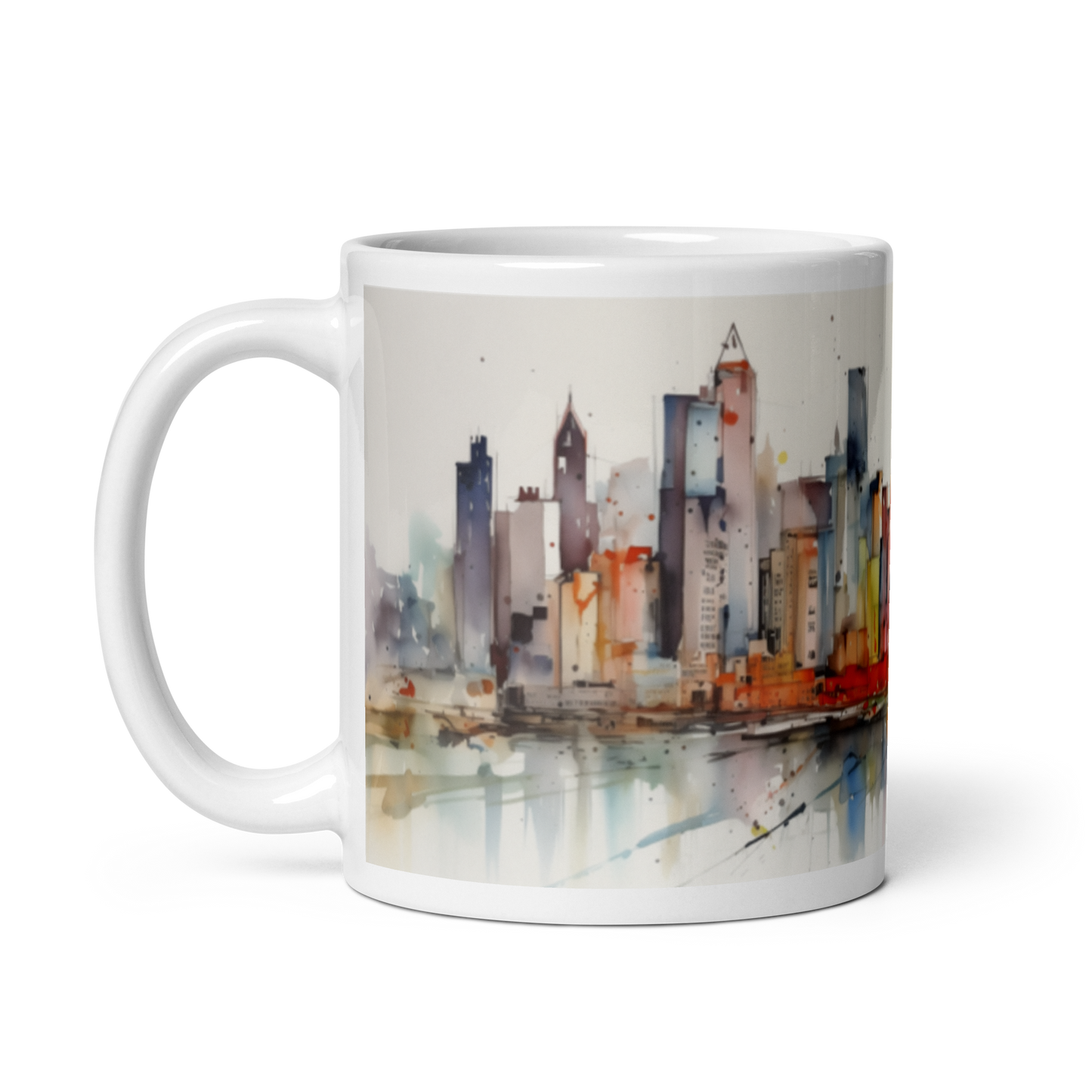 New York Watercolour Mug