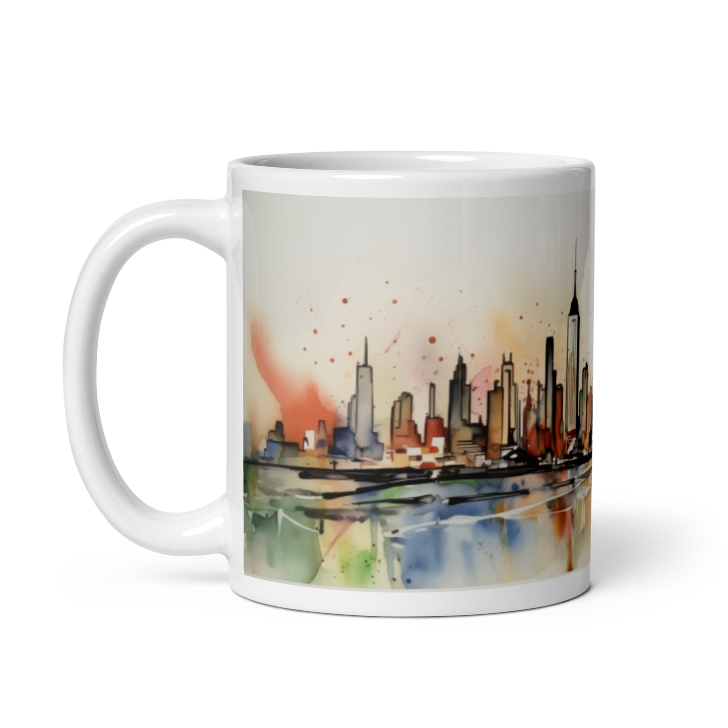 Watercolour New York City Mug