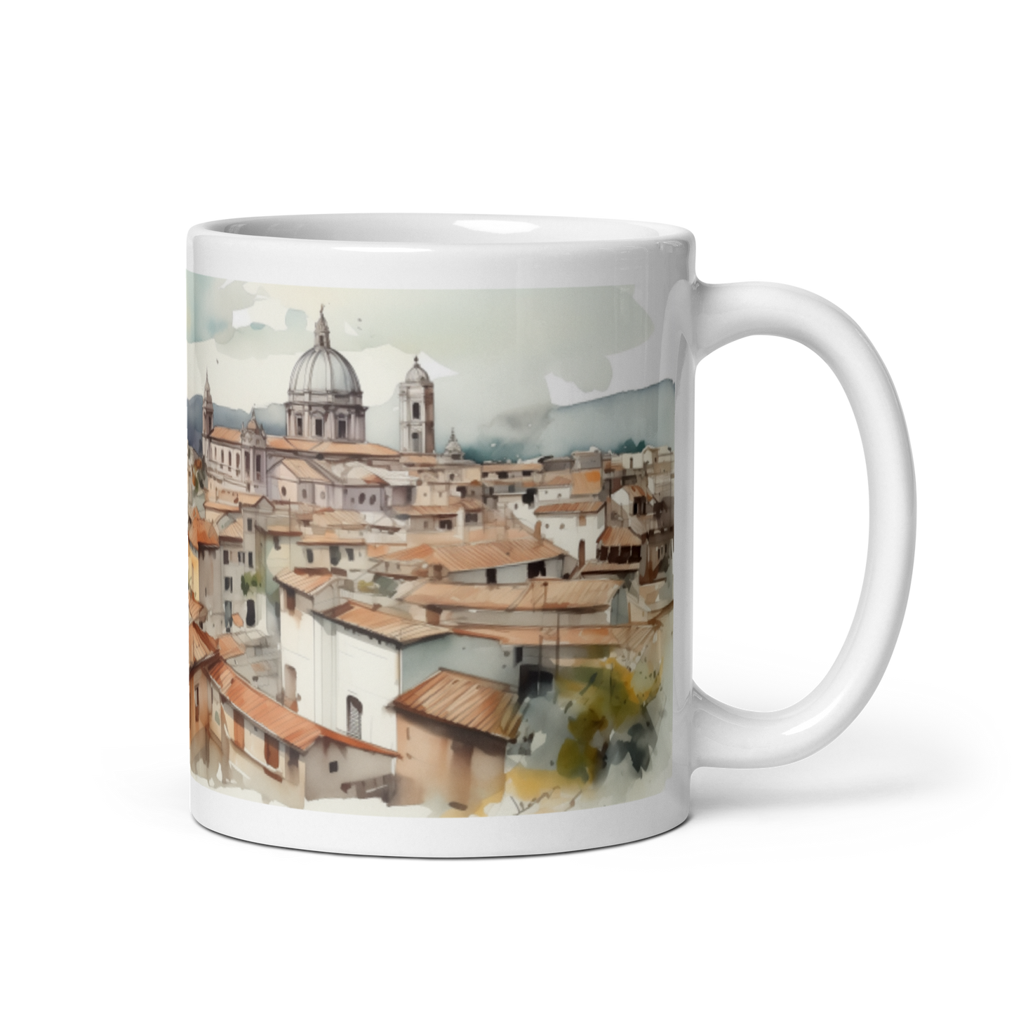 Italian Watercolour Painting Mug