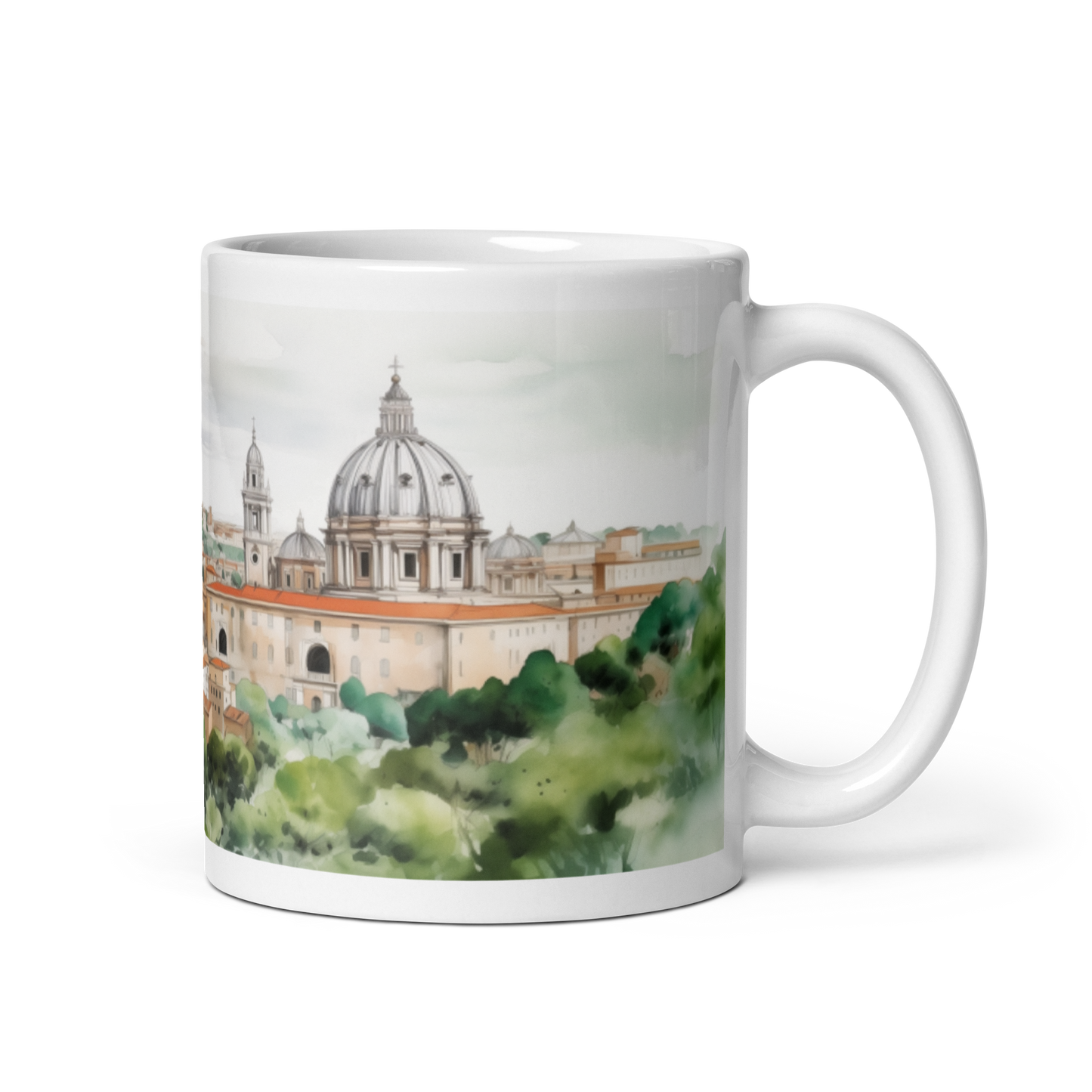 Vatican City Watercolour Mug