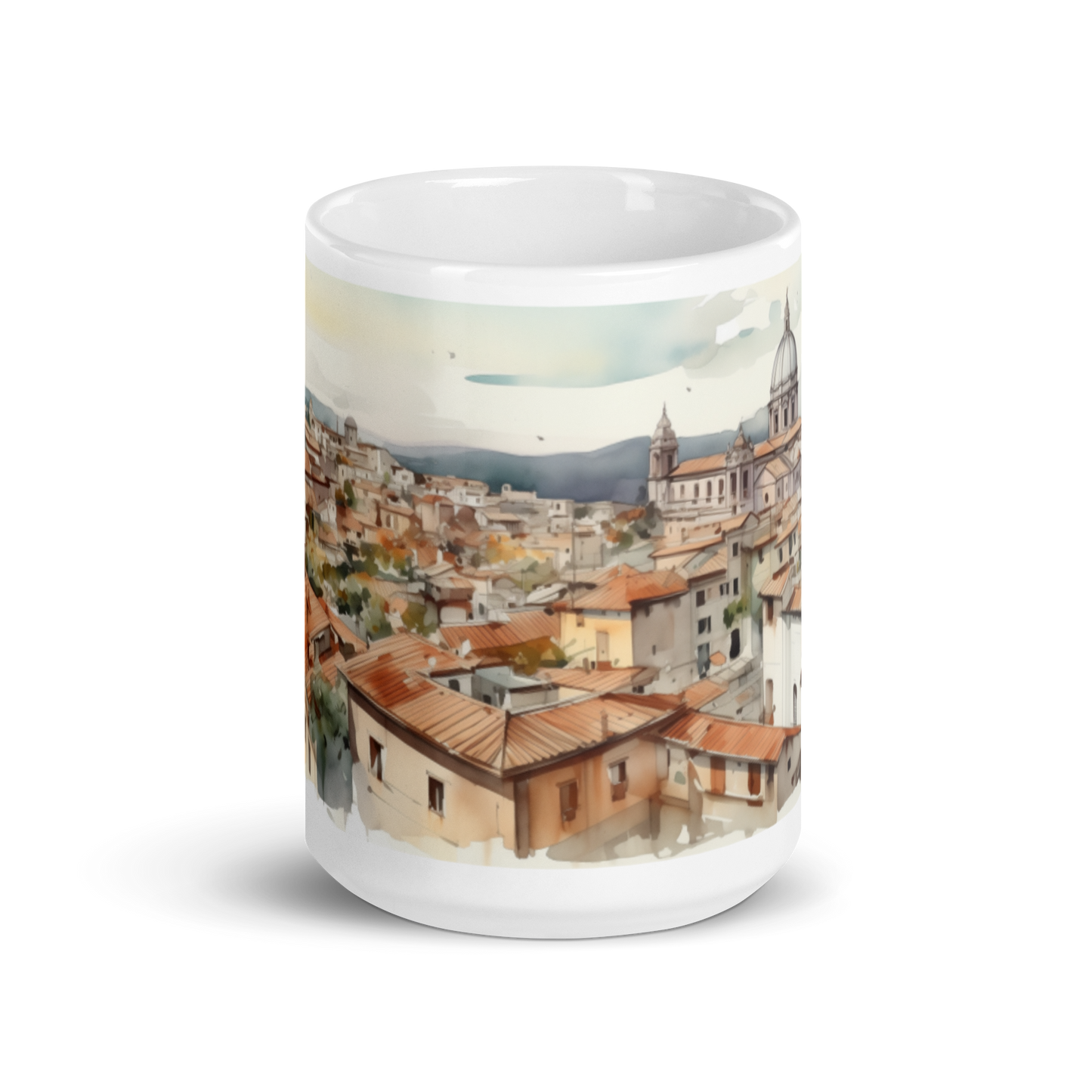 Italian Watercolour Painting Mug