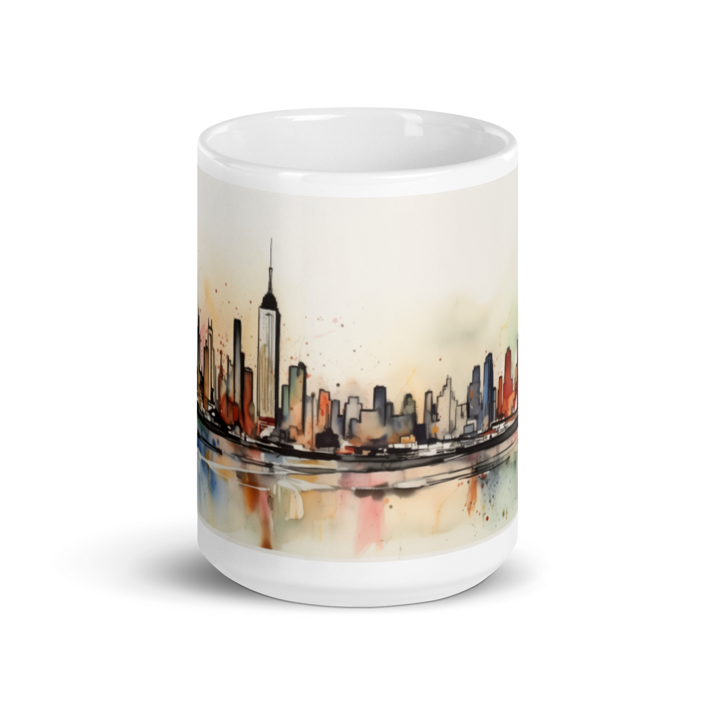 Watercolour New York City Mug