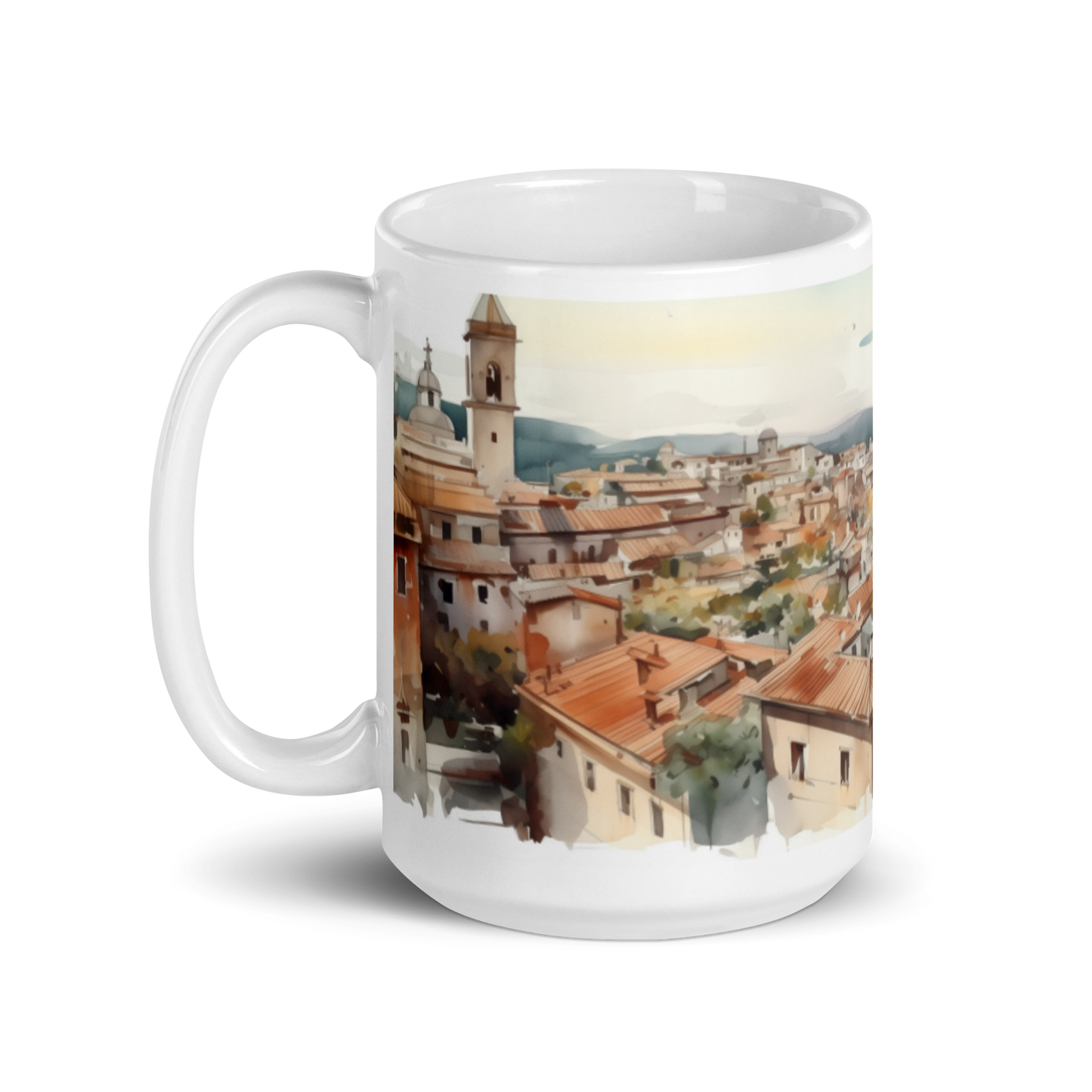 Italian Watercolour Painting Mug