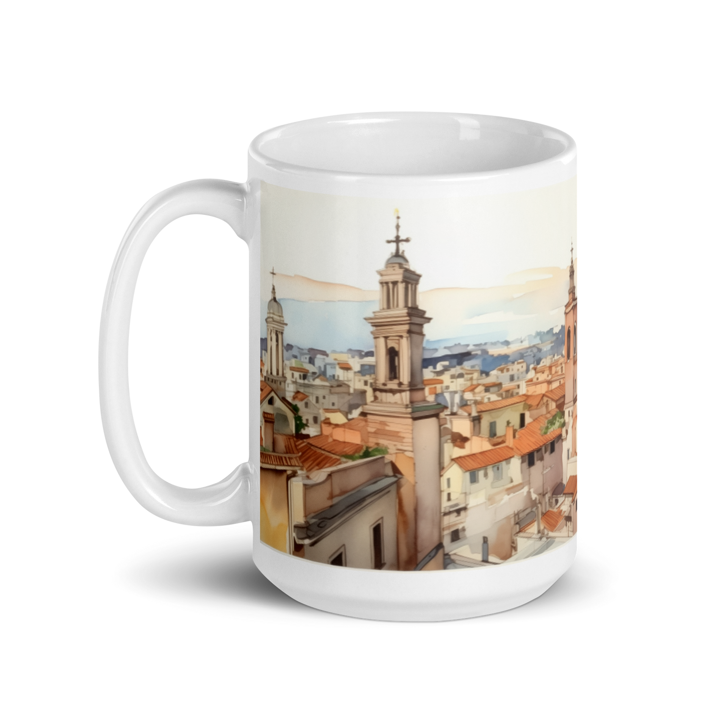 Watercolour Vatican City Mug