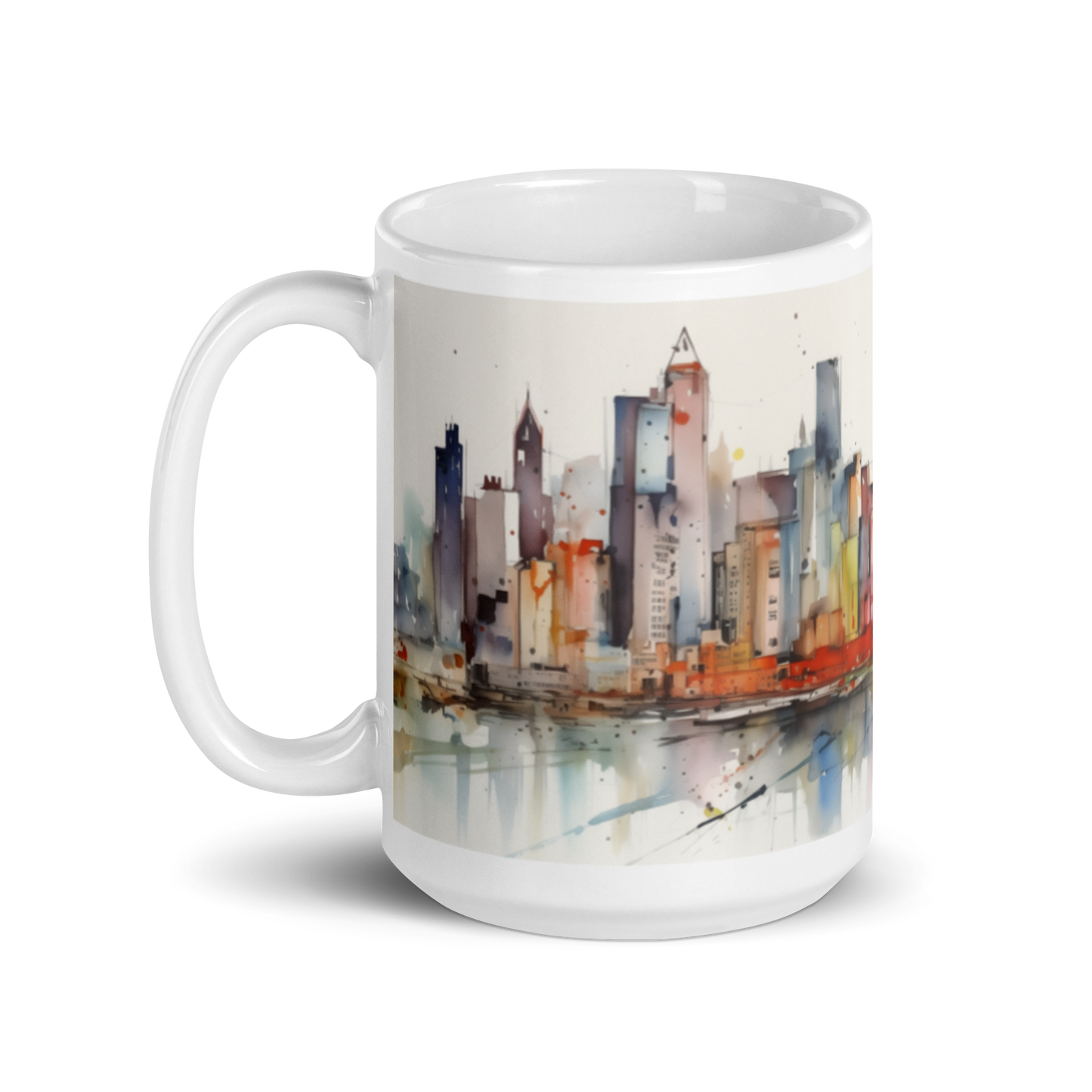 New York Watercolour Mug