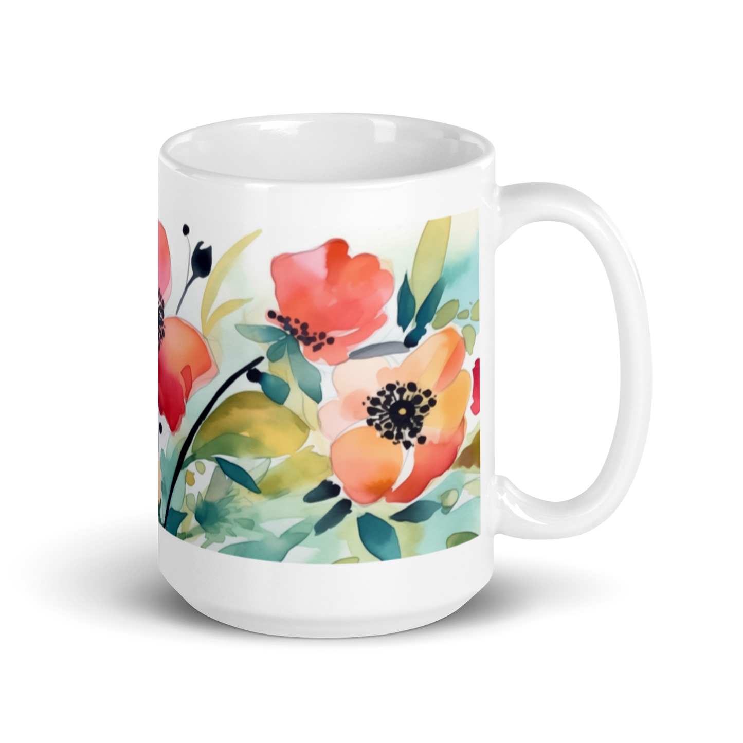 Flower Watercolour Mug