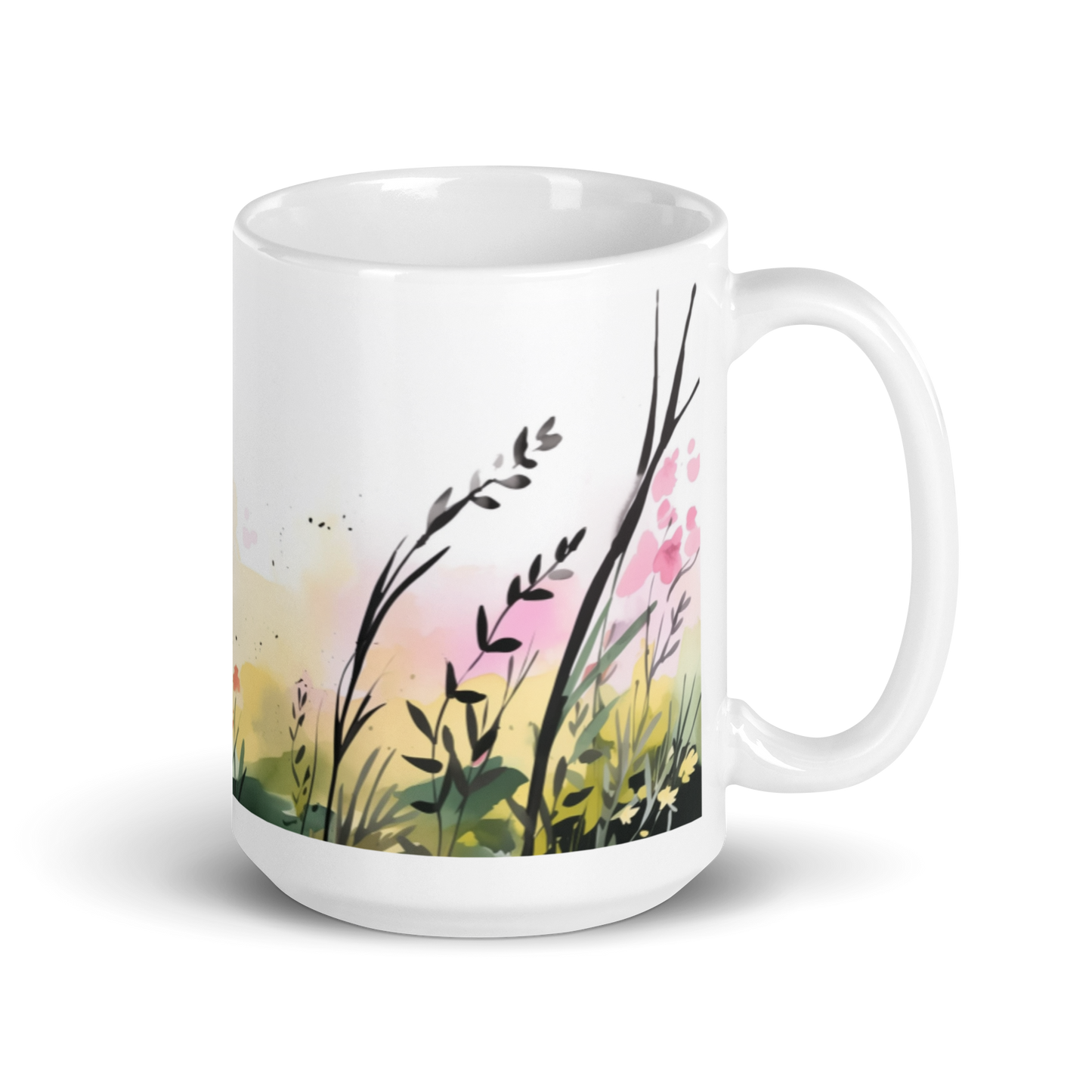 Watercolour Flower Mug