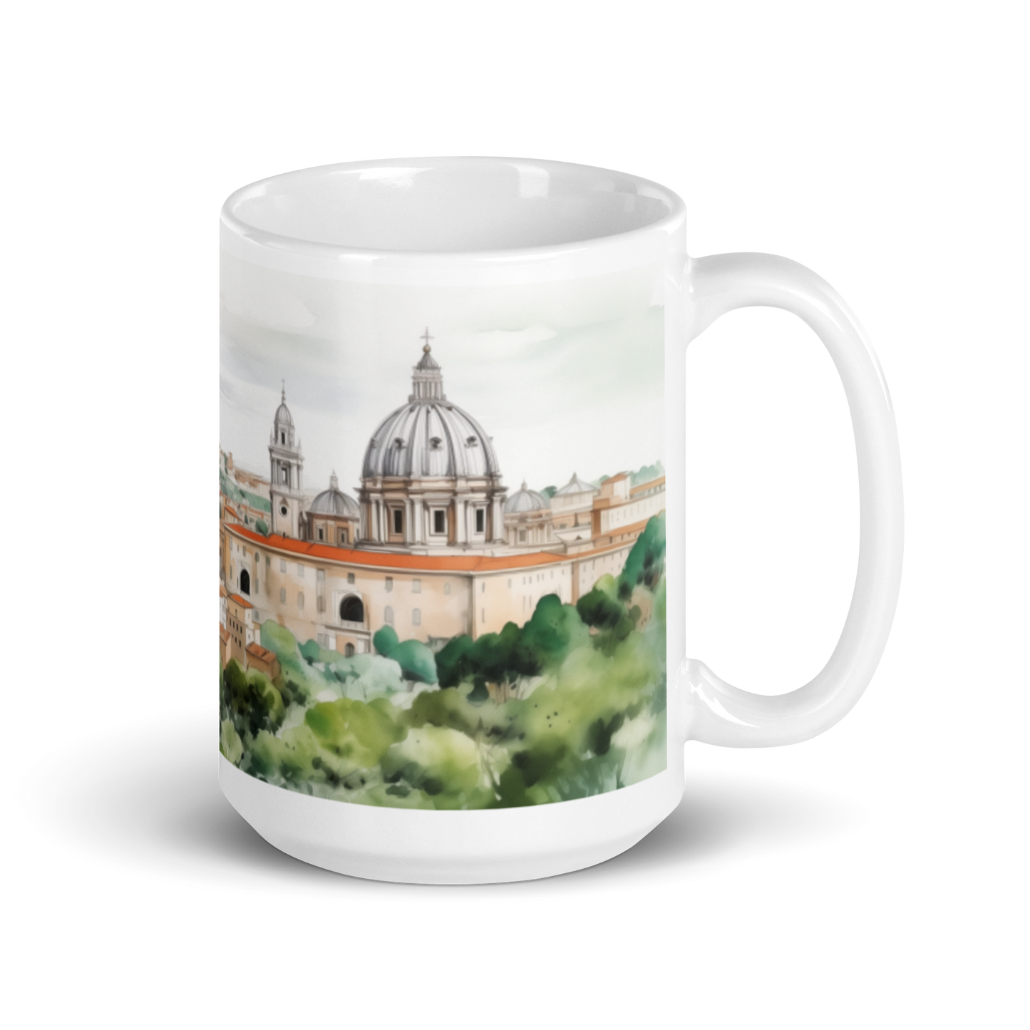 Vatican City Watercolour Mug