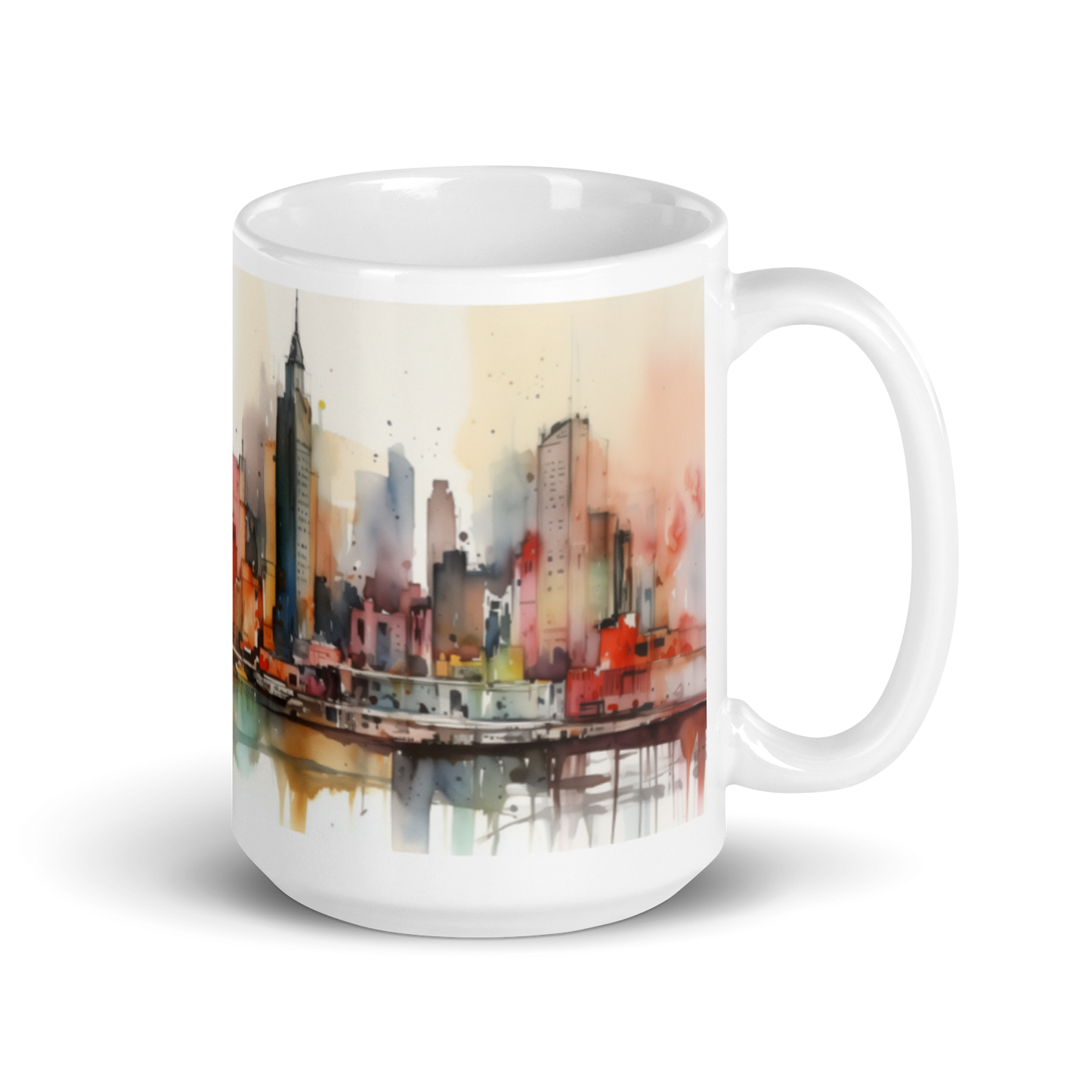 New York Watercolour Mug