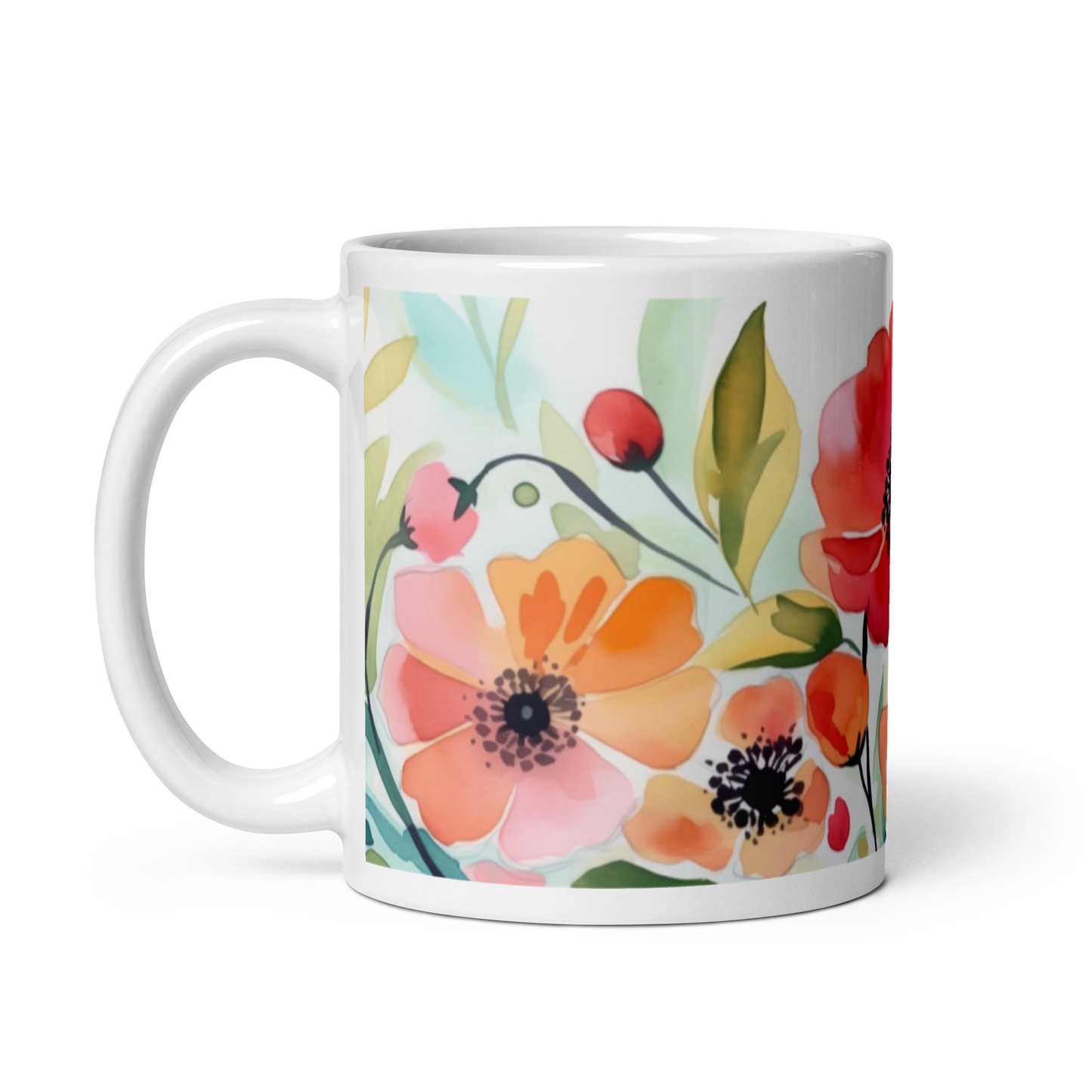 Flower Watercolour Mug
