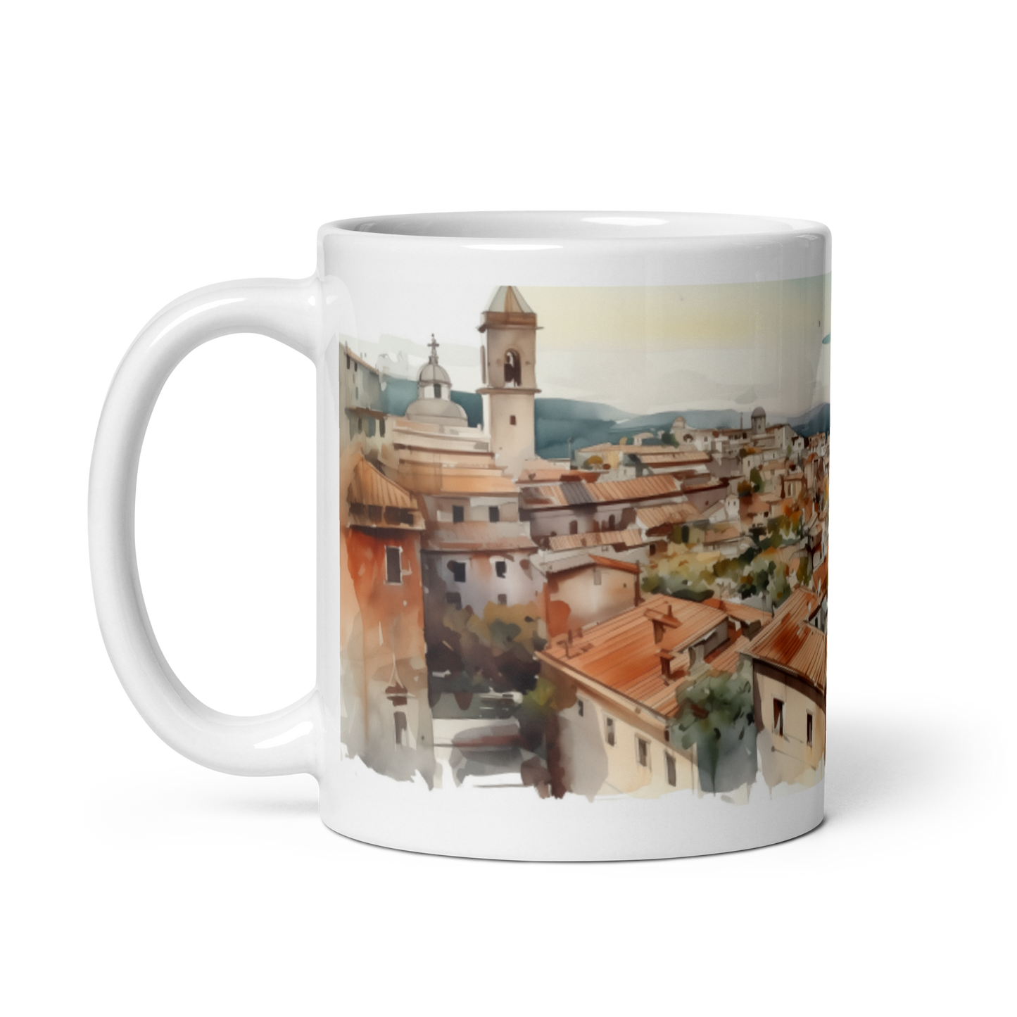 Italian Watercolour Painting Mug