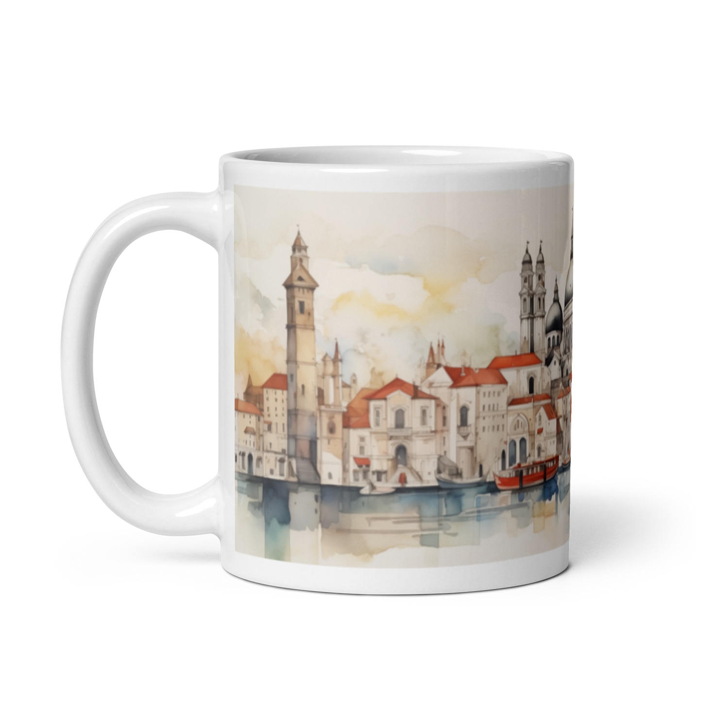 Watercolour Venice Mug