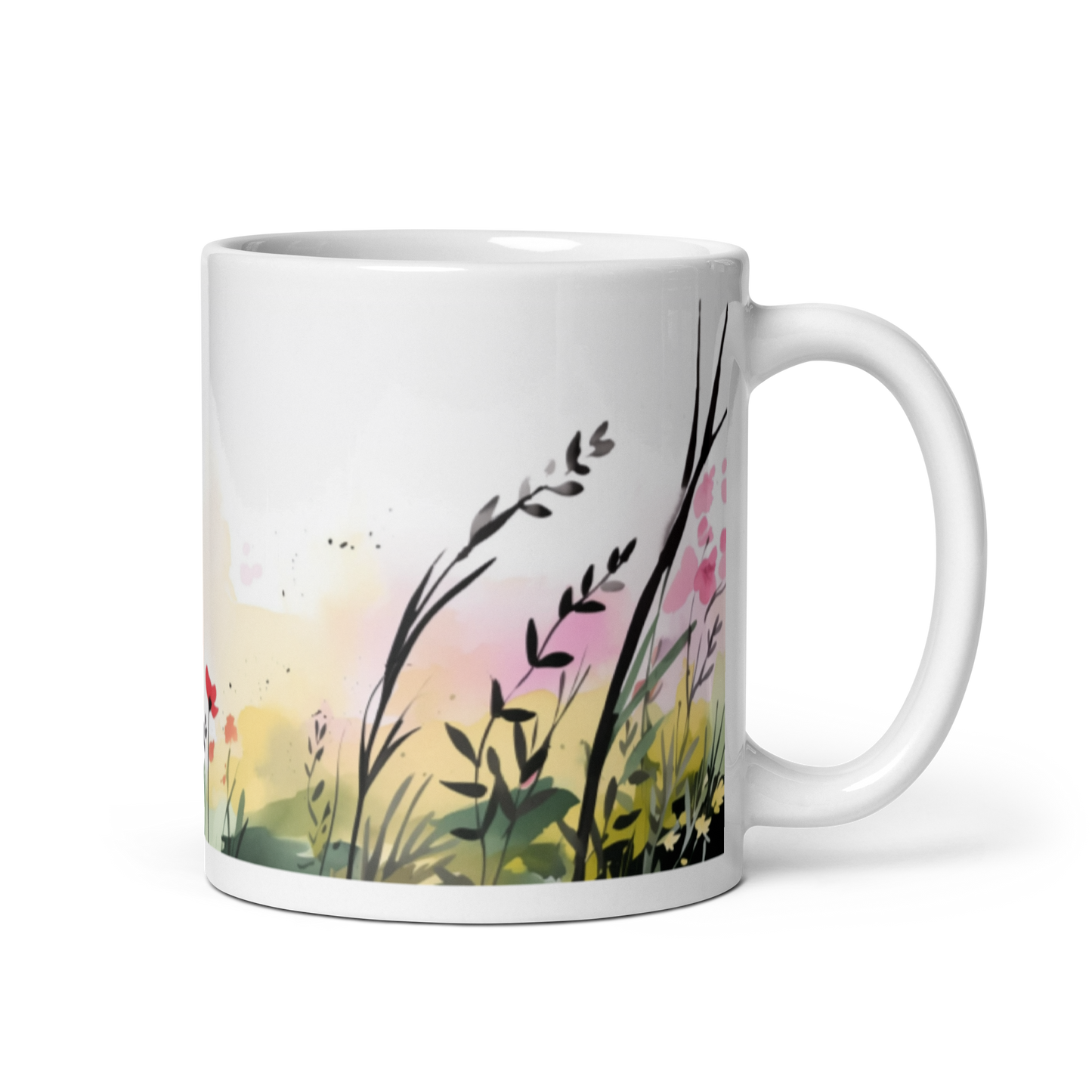 Watercolour Flower Mug
