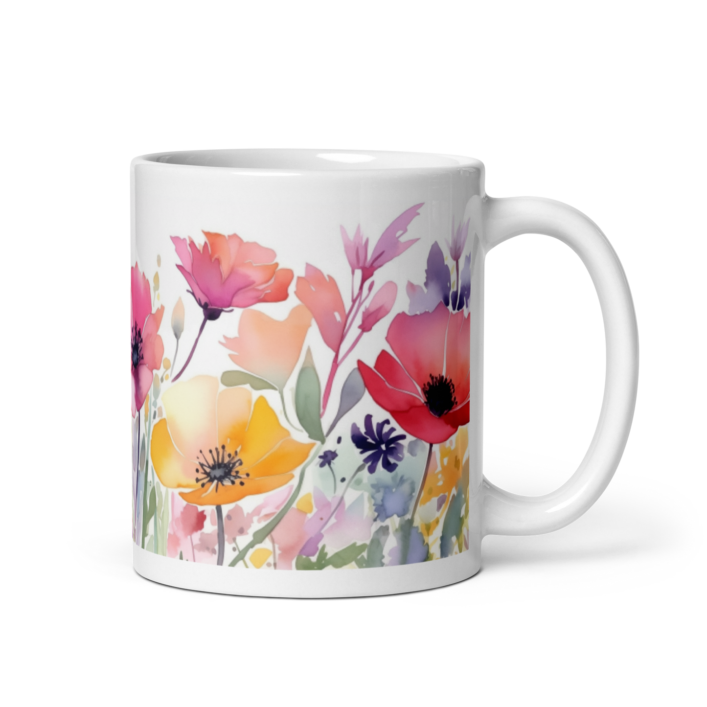 Floral Watercolour Mug