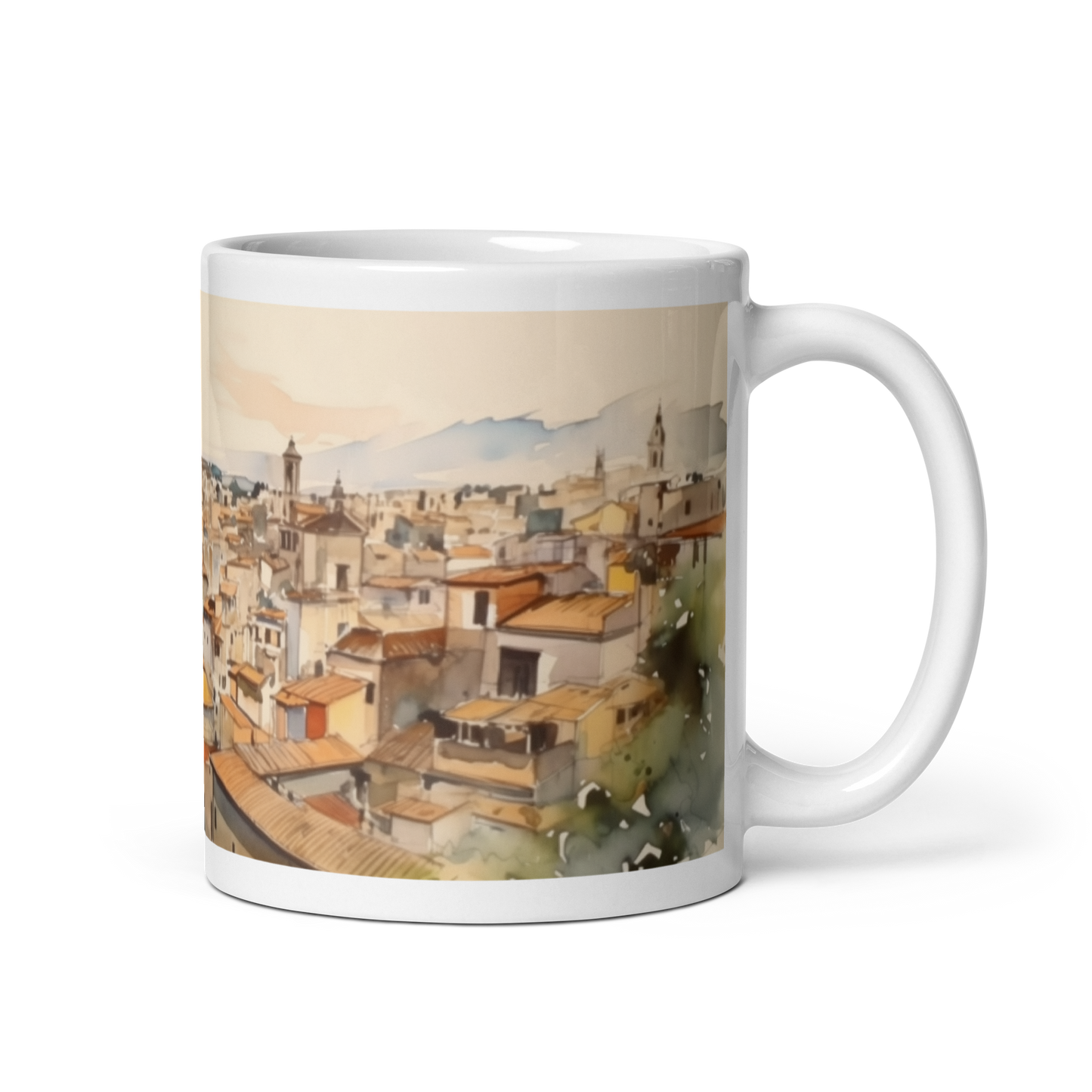 Watercolour Italian Painting Mug