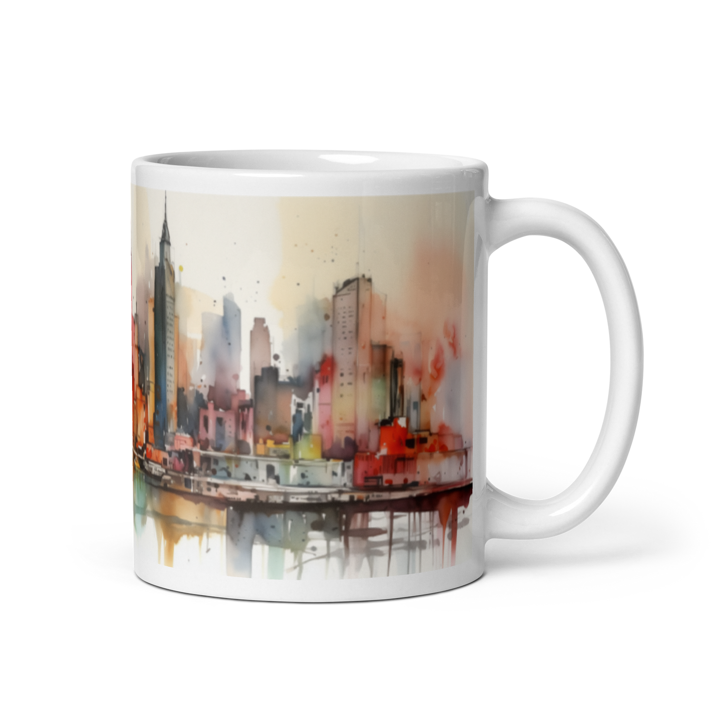 New York Watercolour Mug