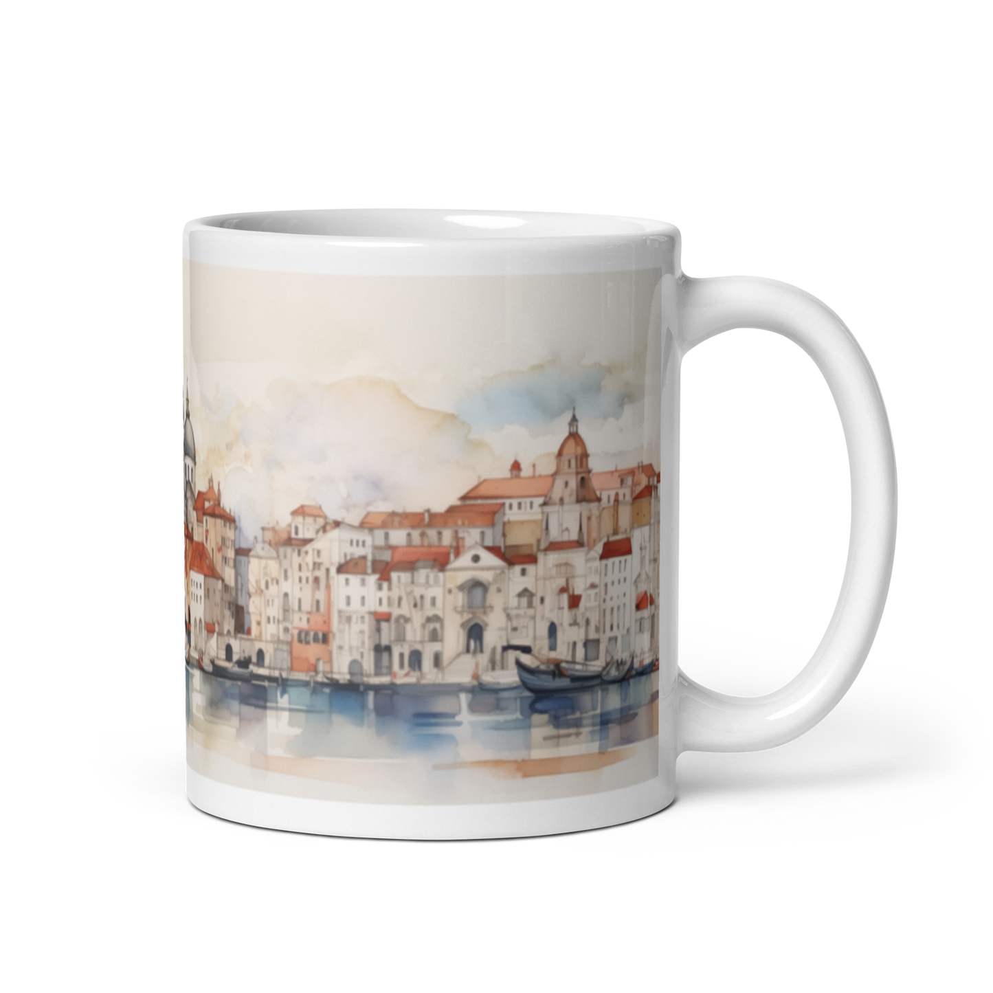 Watercolour Venice Mug