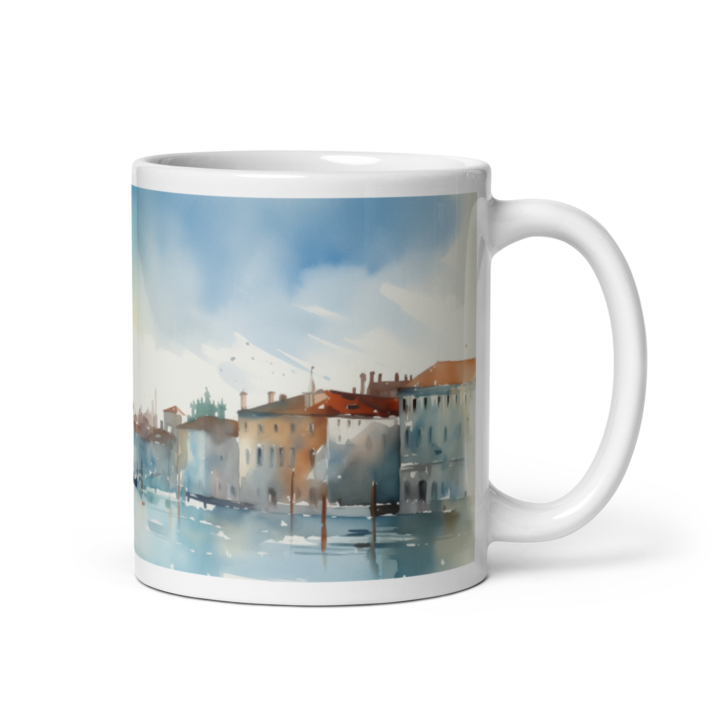 Watercolour Painting Venice Mug