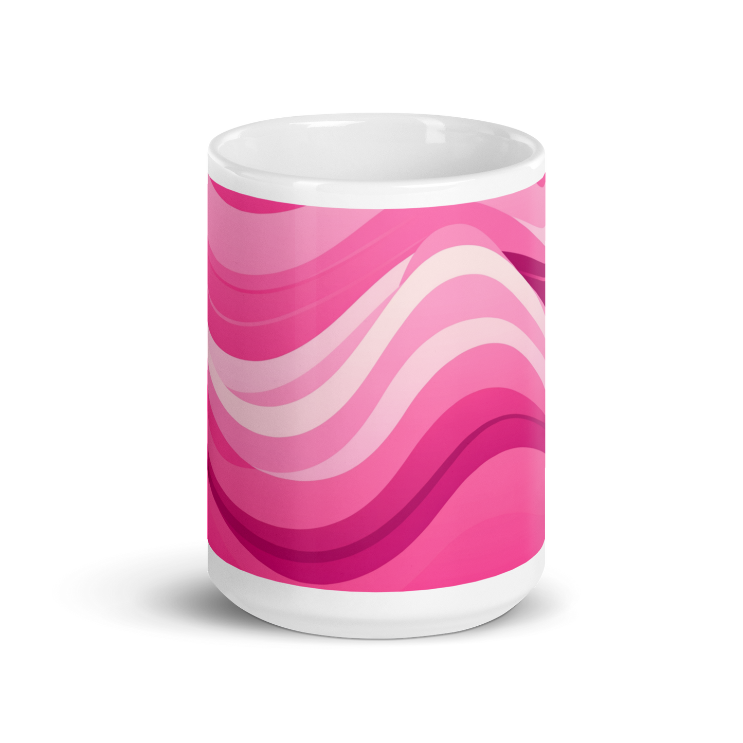 Wavy Pink Pattern Mug