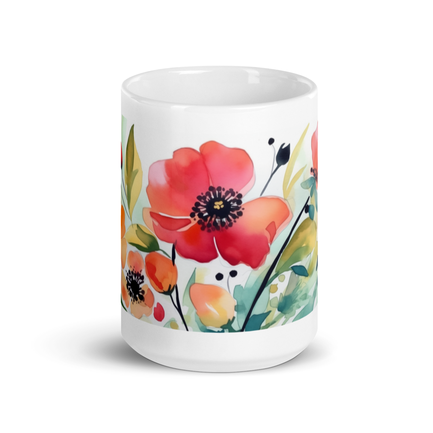 Flower Watercolour Mug