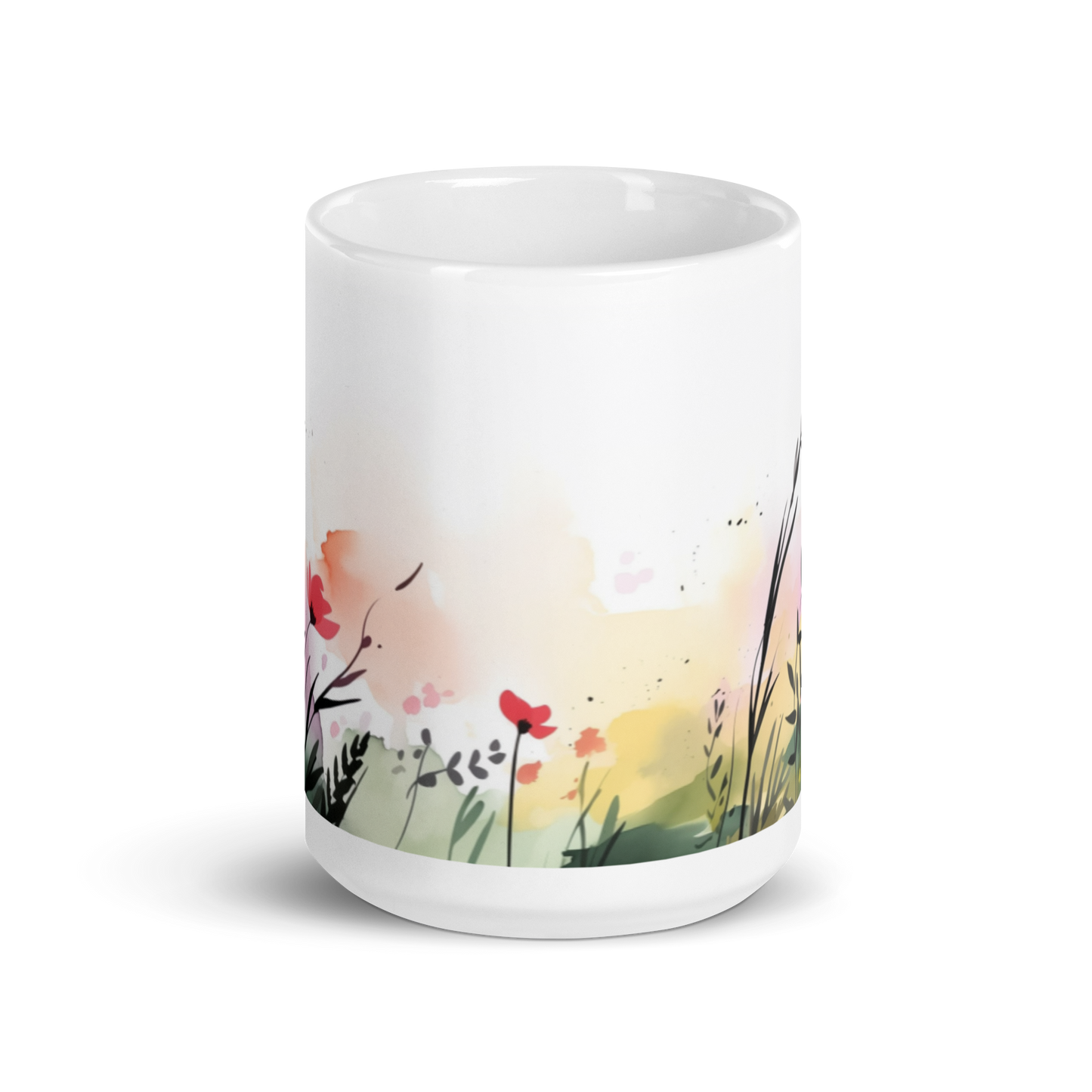 Watercolour Flower Mug