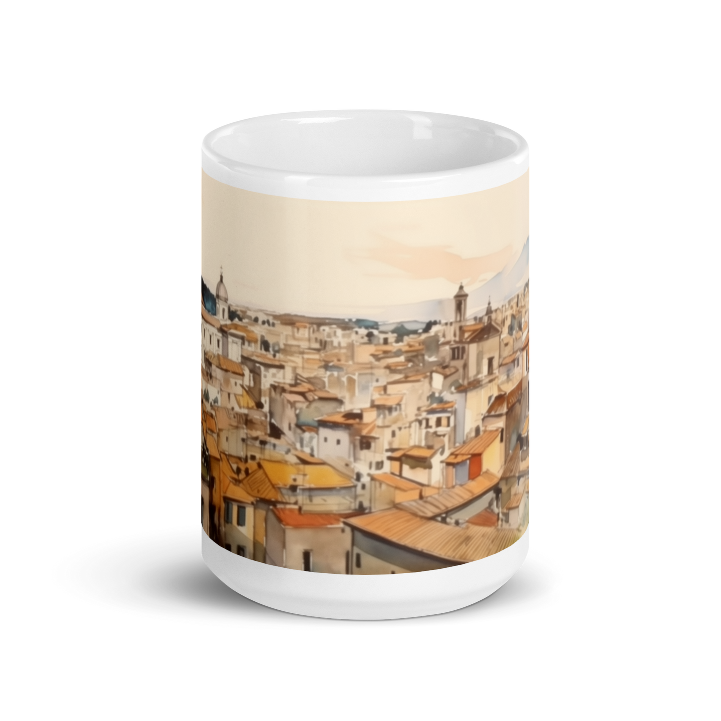 Watercolour Italian Painting Mug