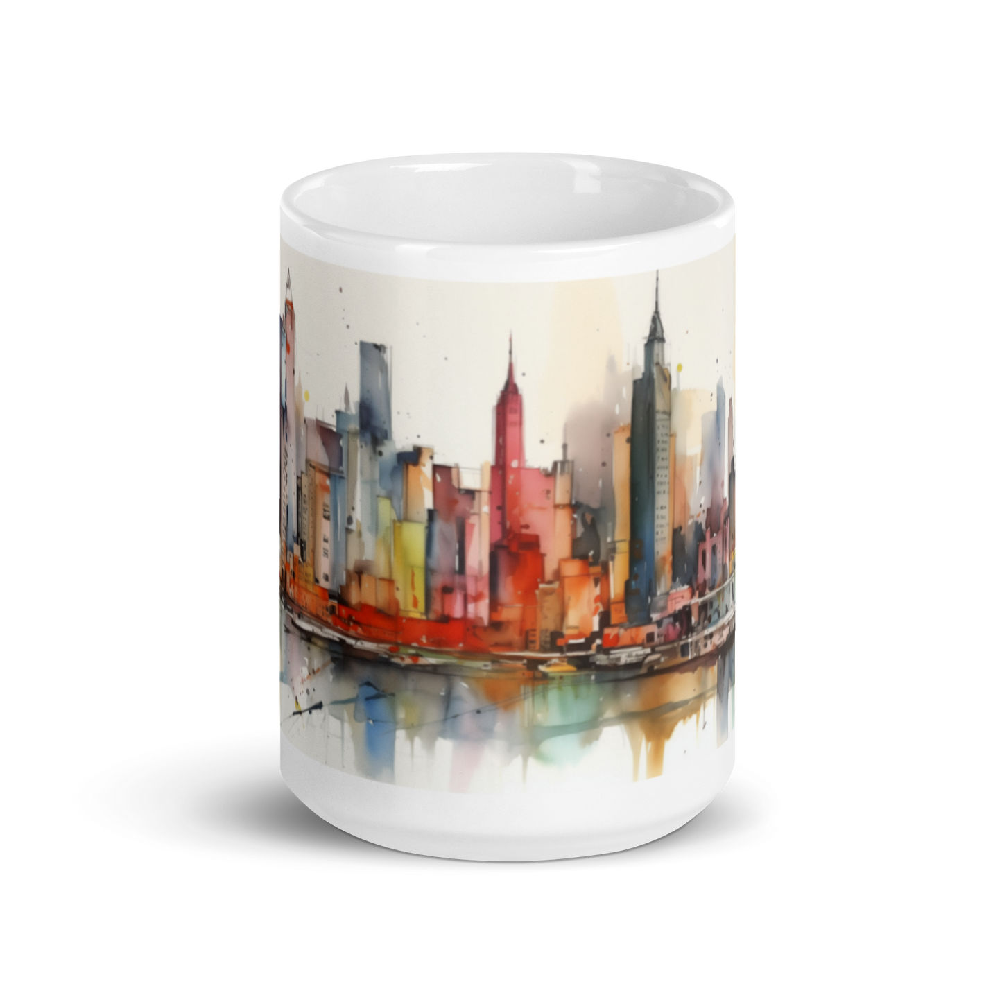 New York Watercolour Mug