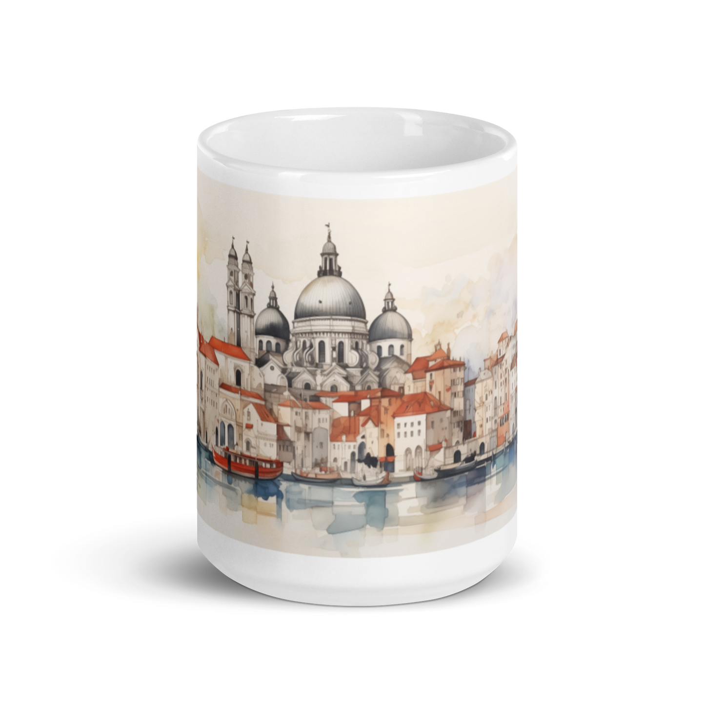Watercolour Venice Mug