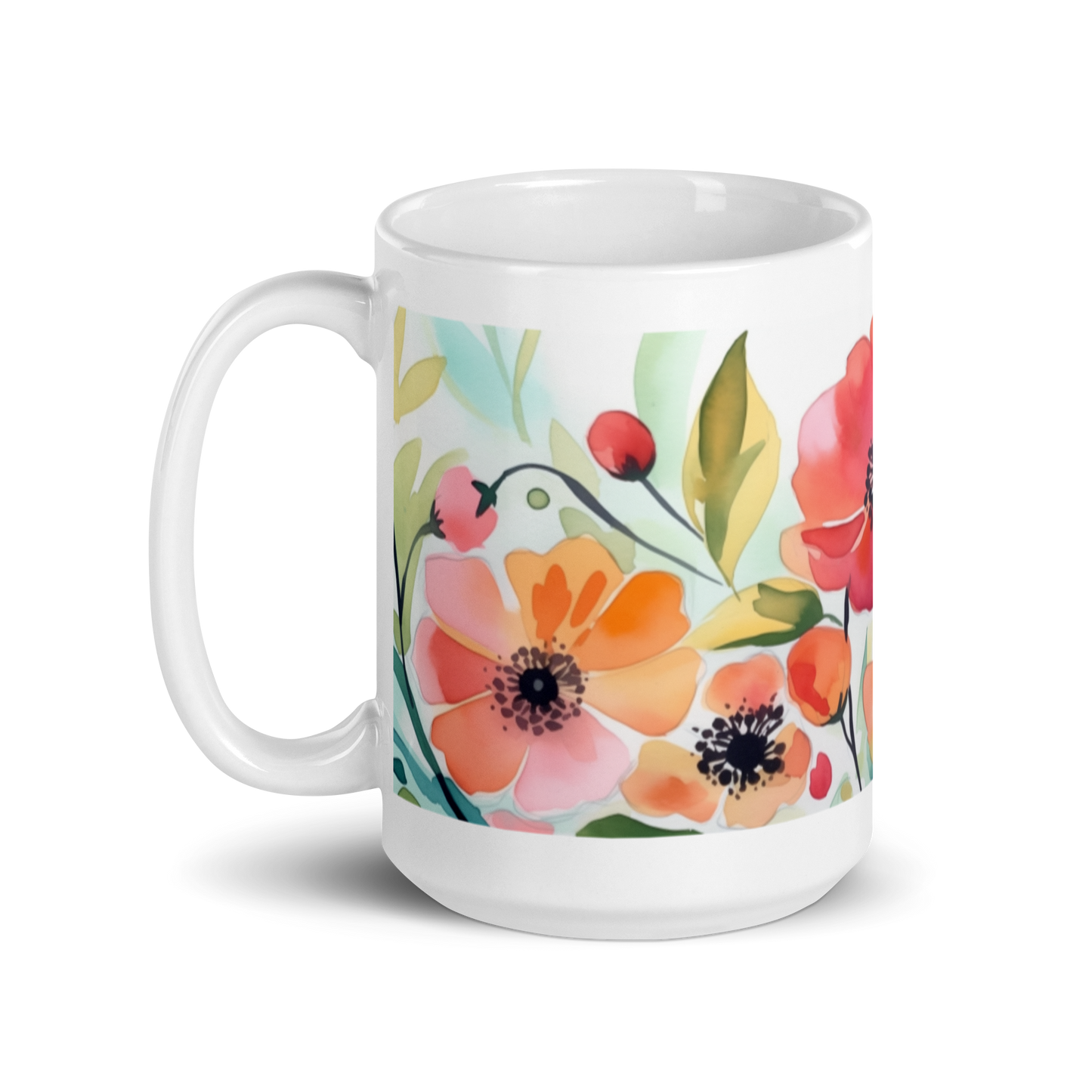 Flower Watercolour Mug