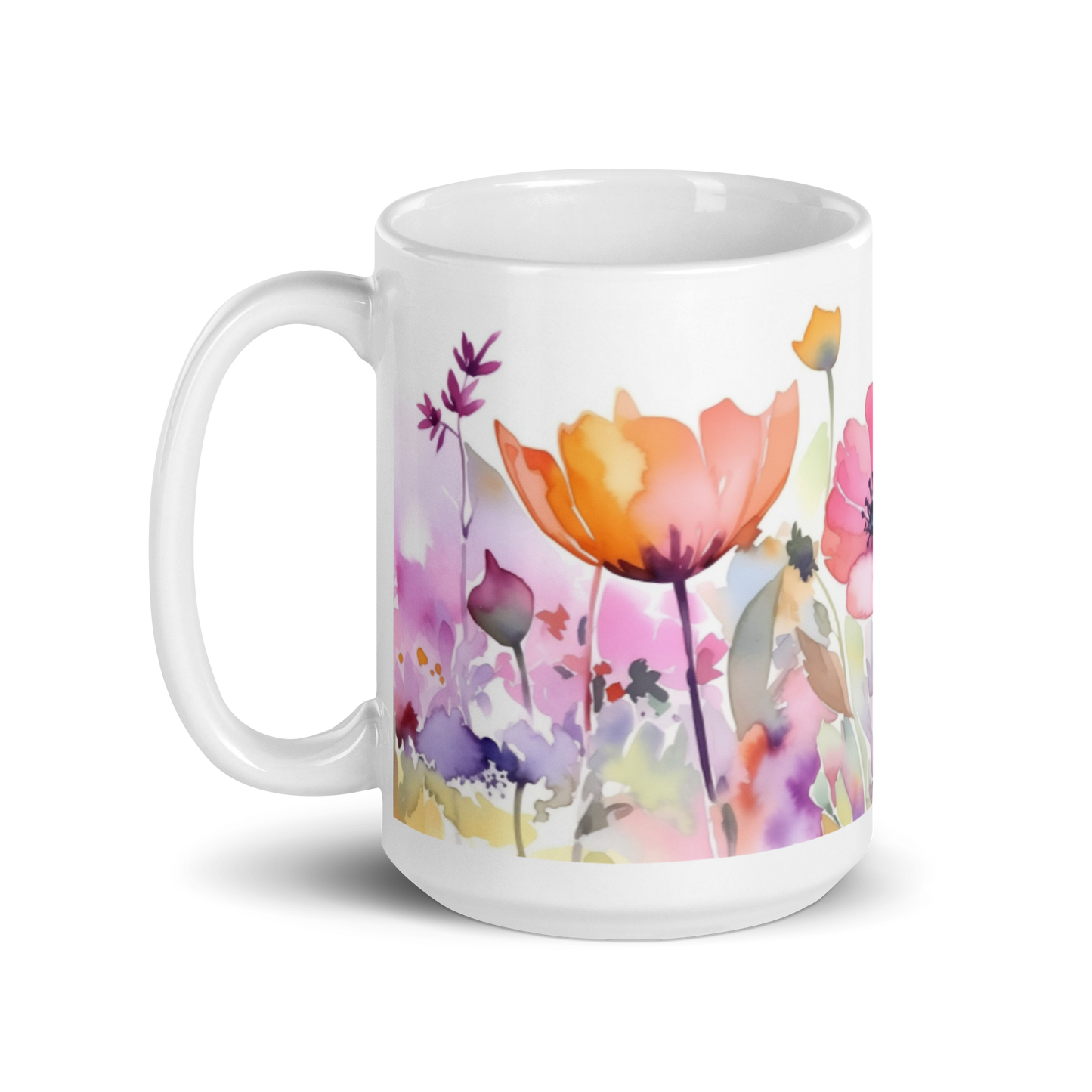 Floral Watercolour Mug