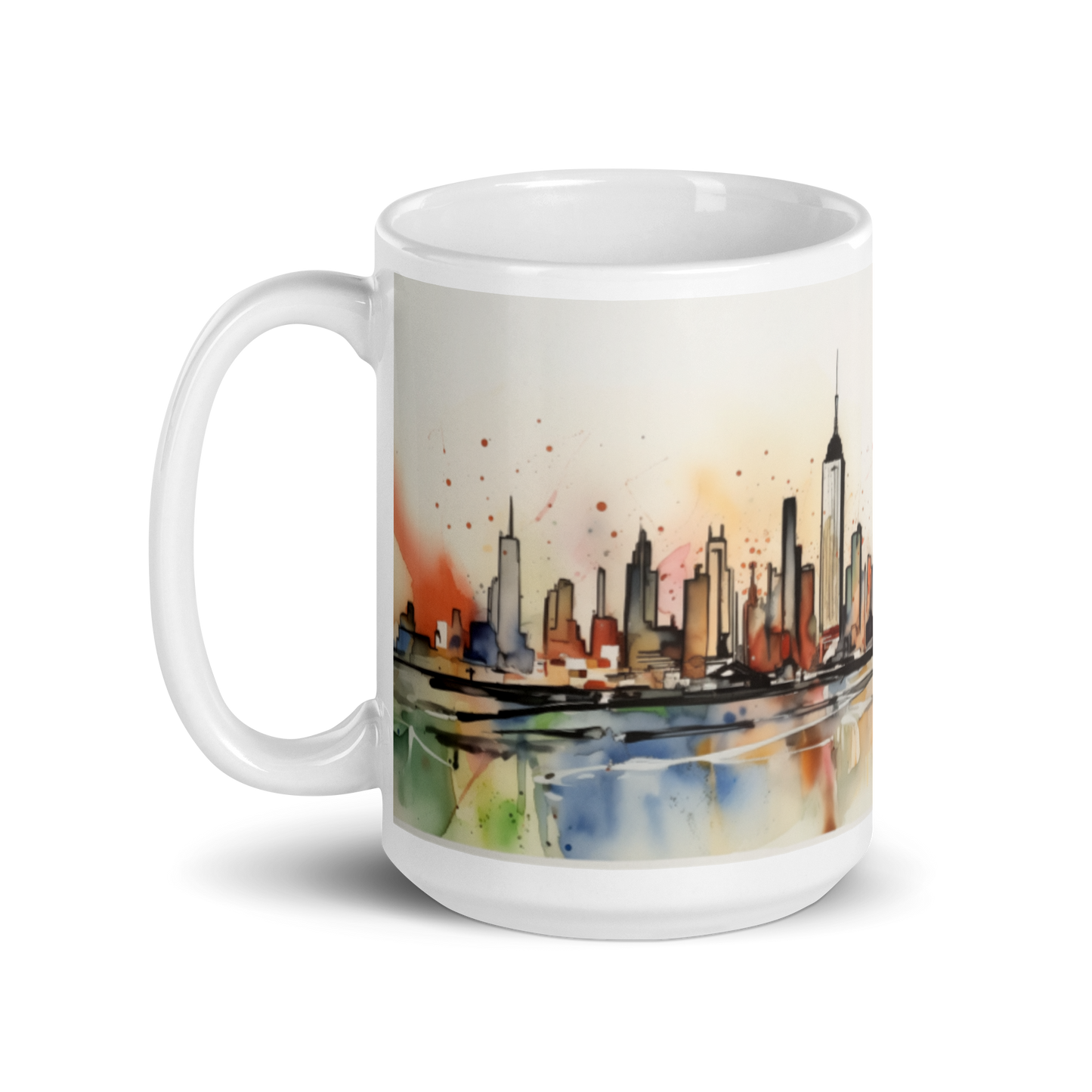 Watercolour New York City Mug