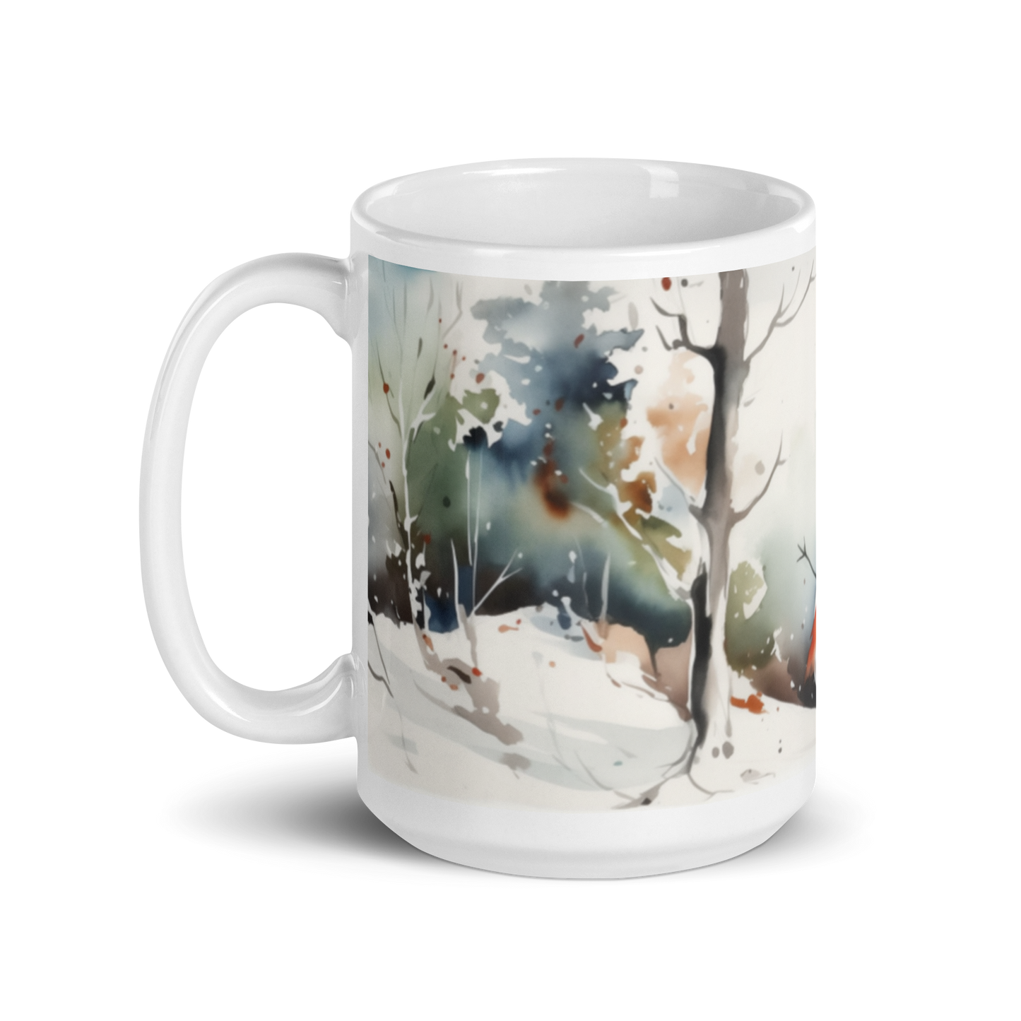 Snowman Watercolour Mug