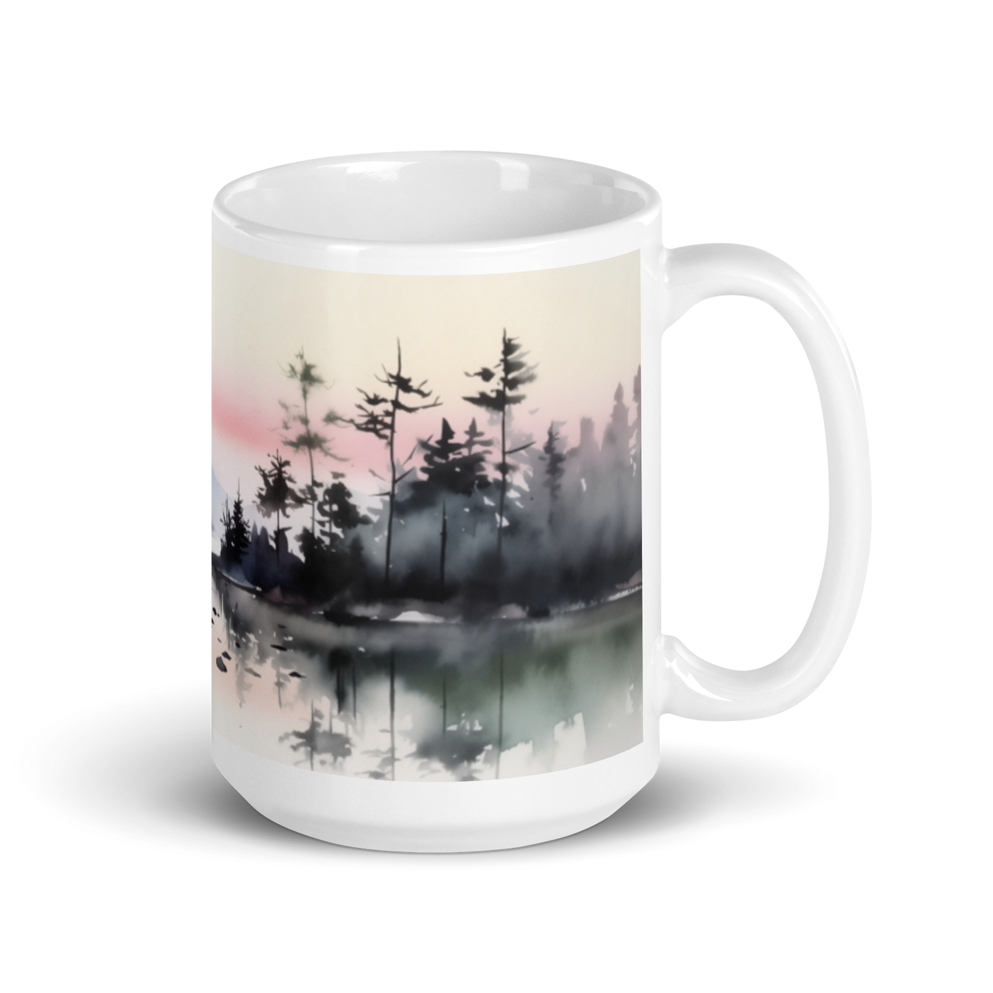 Lake Watercolour Mug