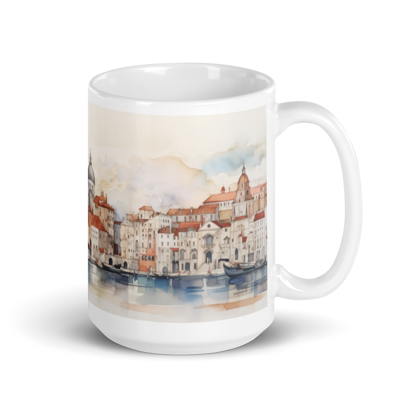Watercolour Venice Mug
